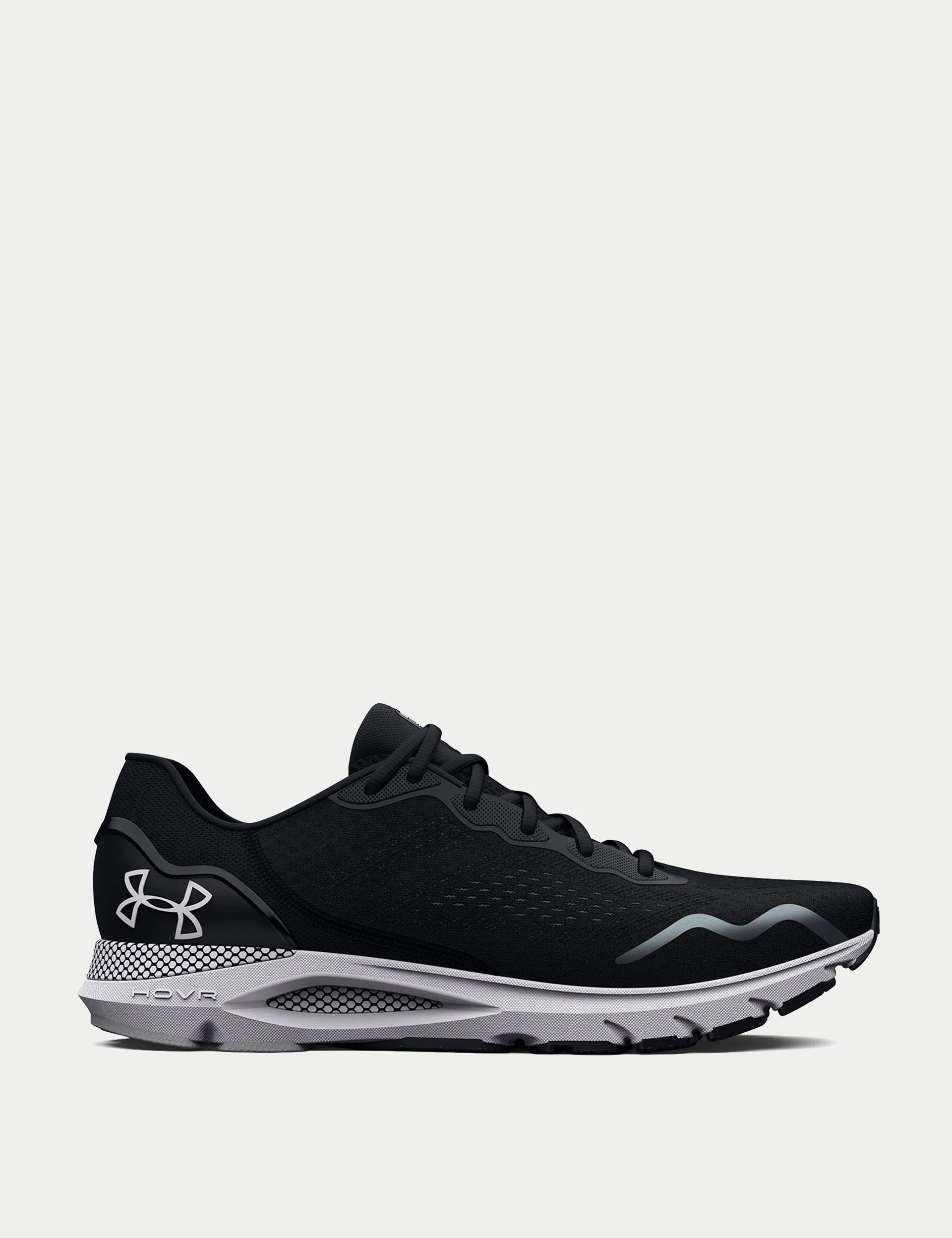 UA HOVR Sonic 6 Running Shoes - Black/White Street Running