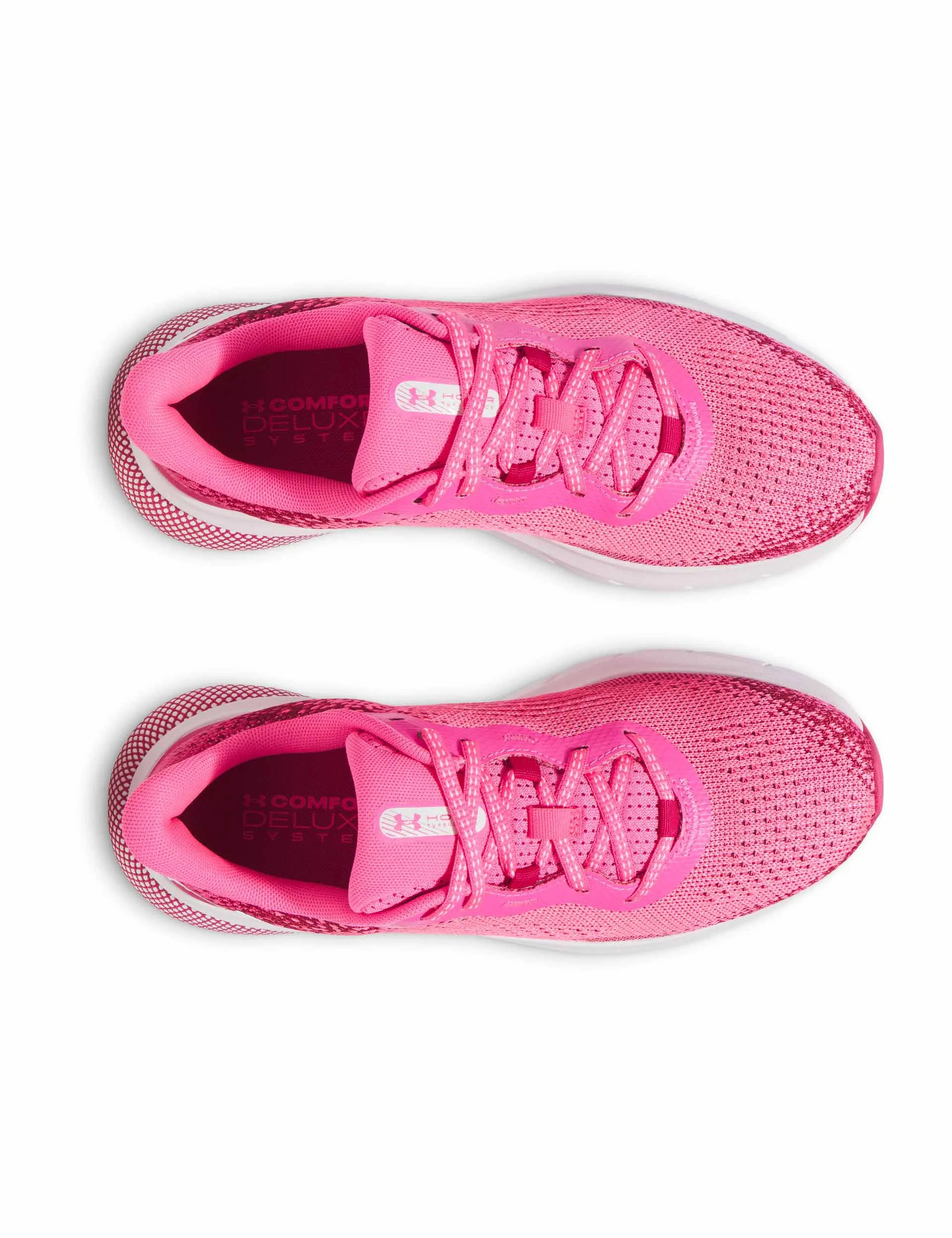 soft - sole - feature shoes UA HOVR Turbulence 2 Running Shoes - Aero Pink/Shaded Fuchsia/White