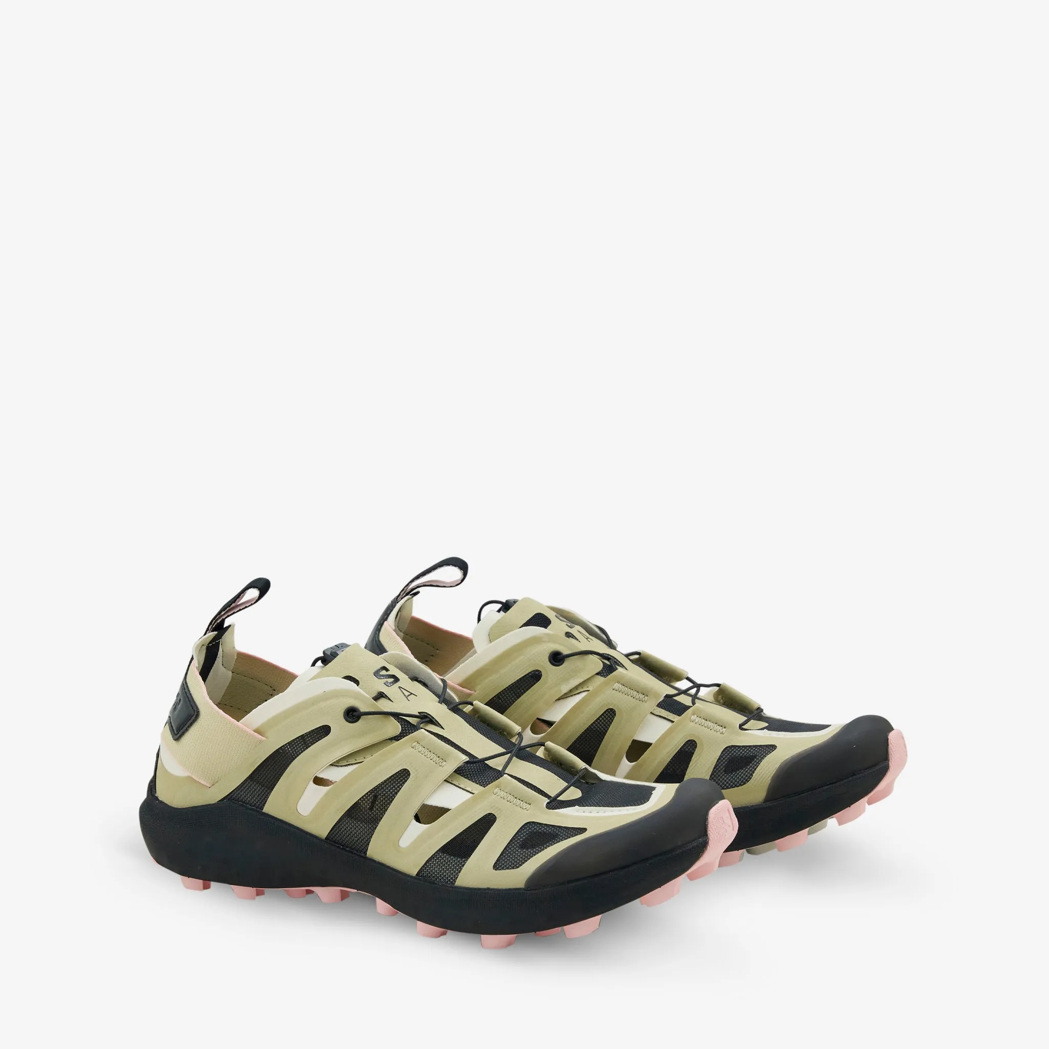 Udara Advanced Pale Olive Green | Black | Impatiens Pink Breathable Upper
