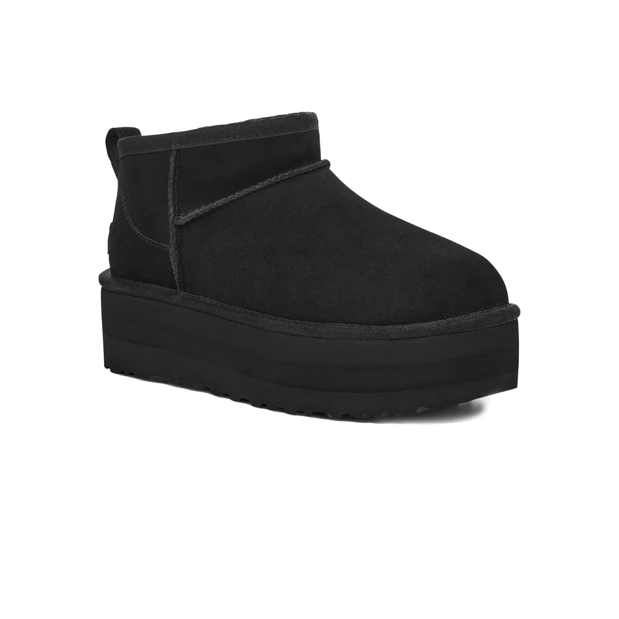 Walking Active Lifestyle UGG Classic Ultra Mini Platform Boot 'Black' Women's (2025)