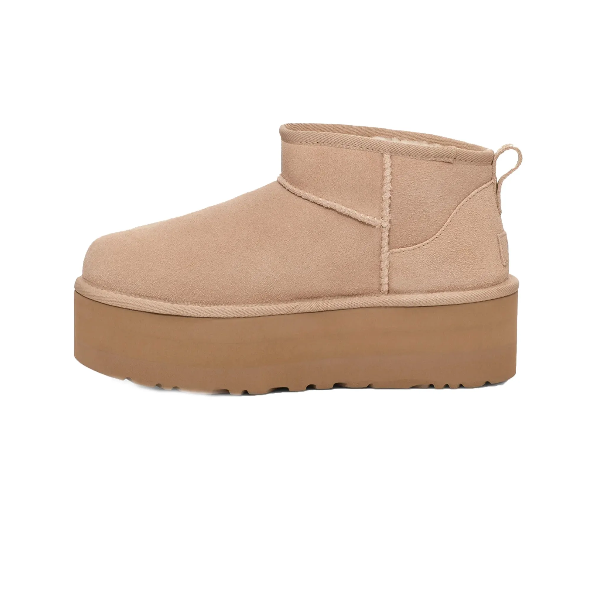 Breathable Design Padded Tongue UGG Classic Ultra MIni Platform Boot 'Sand' Women's (2023)