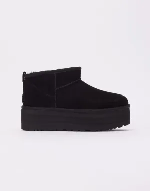 UGG Classic Ultra Mini Platform Boots Padded Interior Cold Weather Commuter