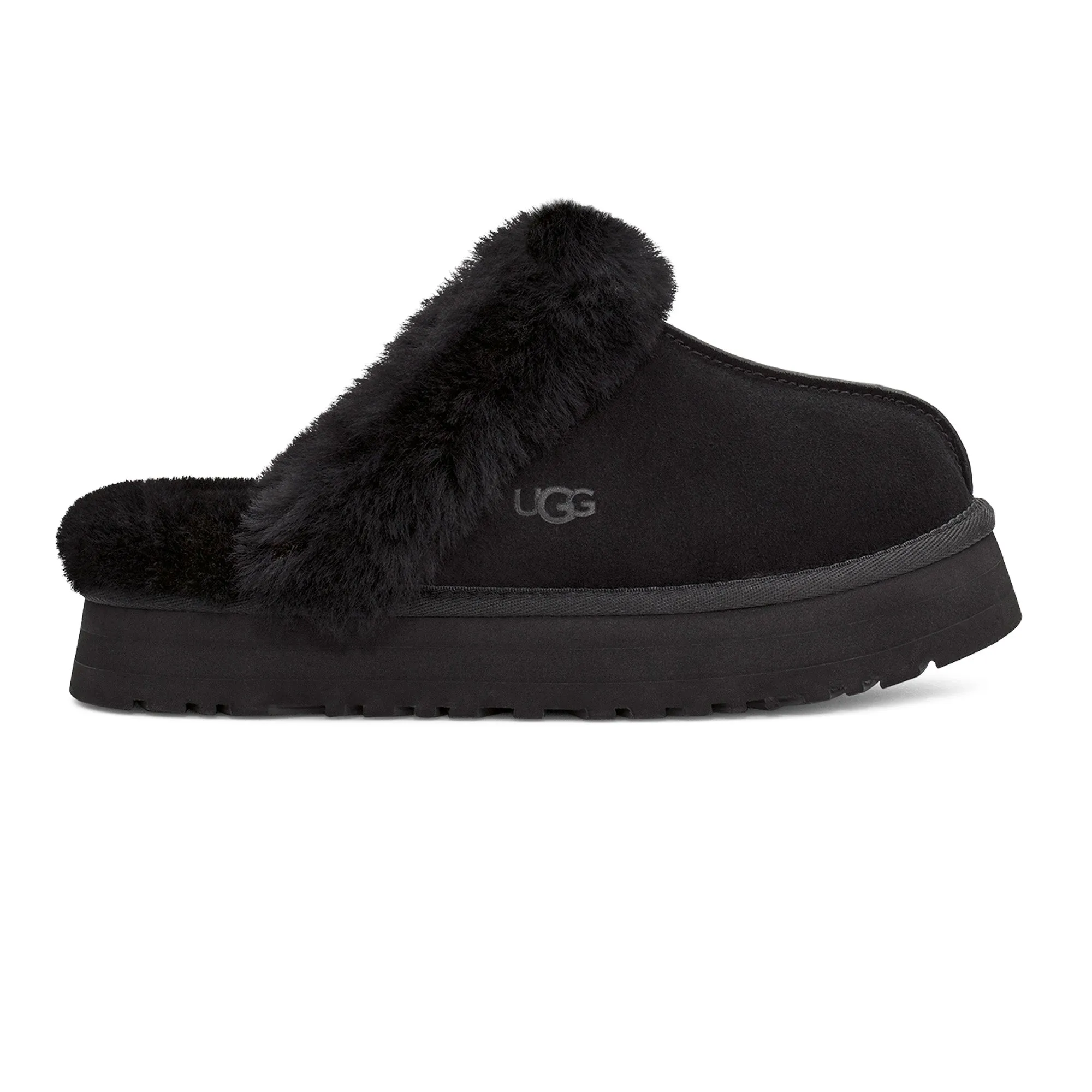 Waterproof Slides Gel Padding UGG Disquette 'Black' Women's
