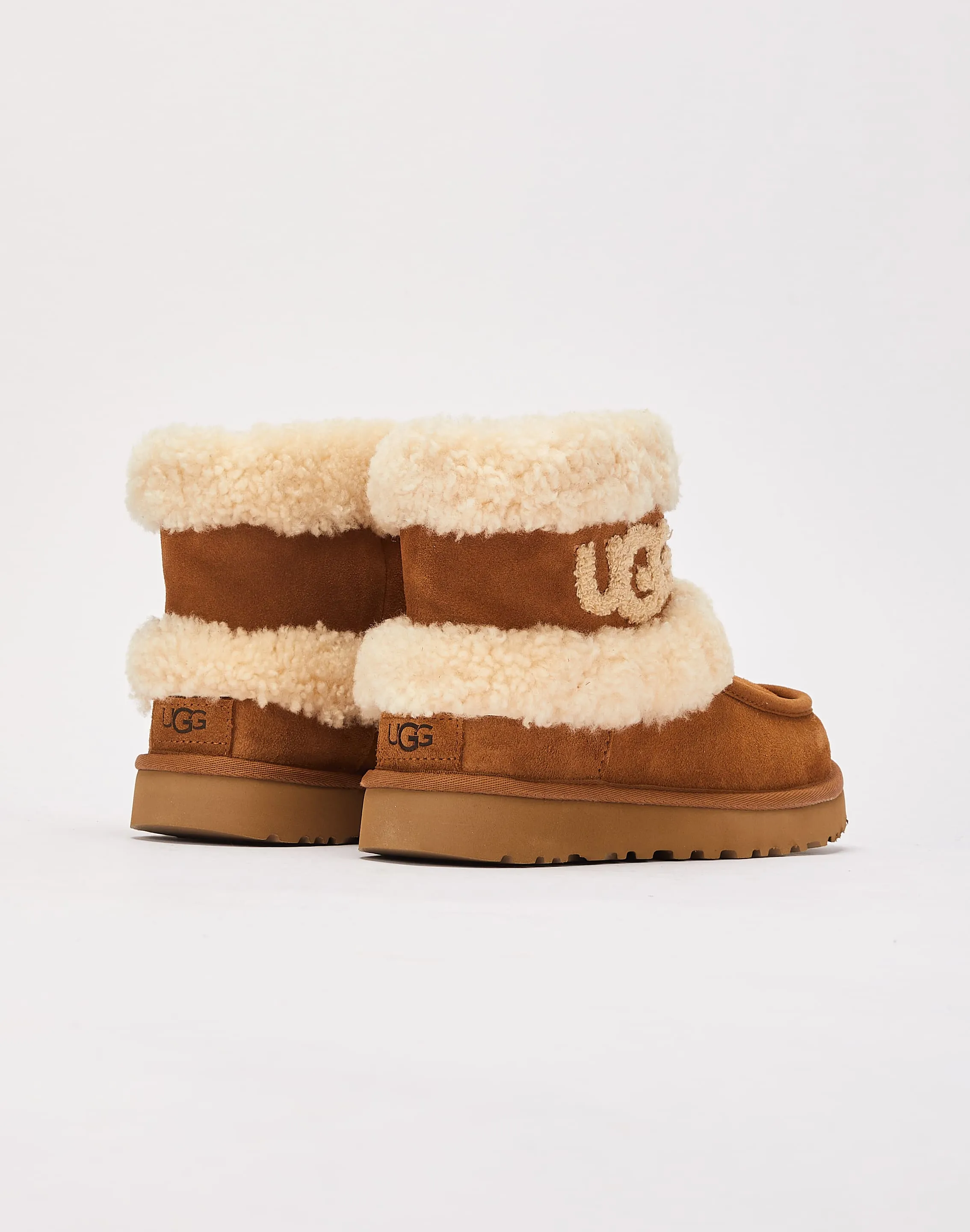 UGG Ultra Mini Fluff Boots Cushioned Step Weekend Wanderer