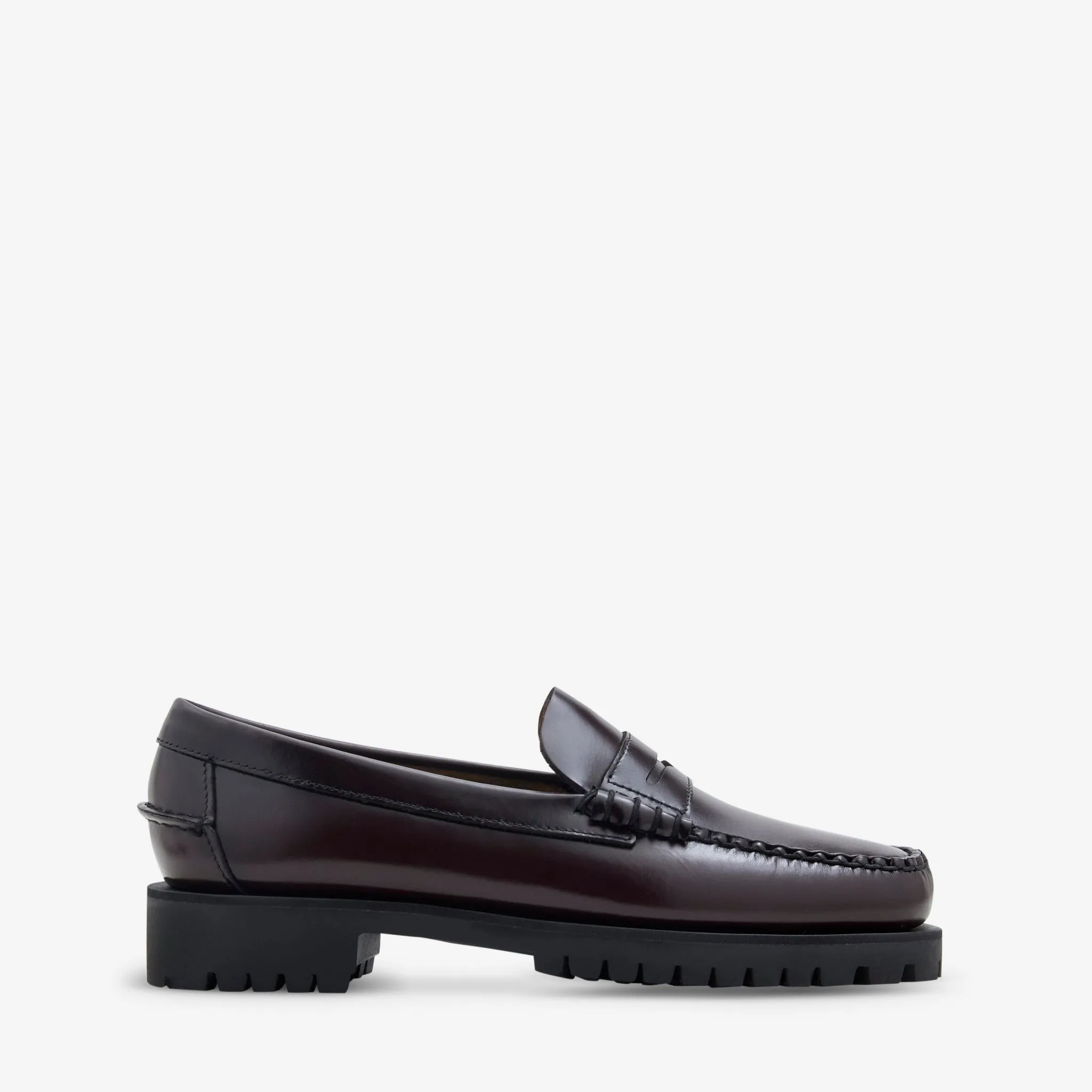 Luxe Finish Women's Dan Lug Brown Burgundy