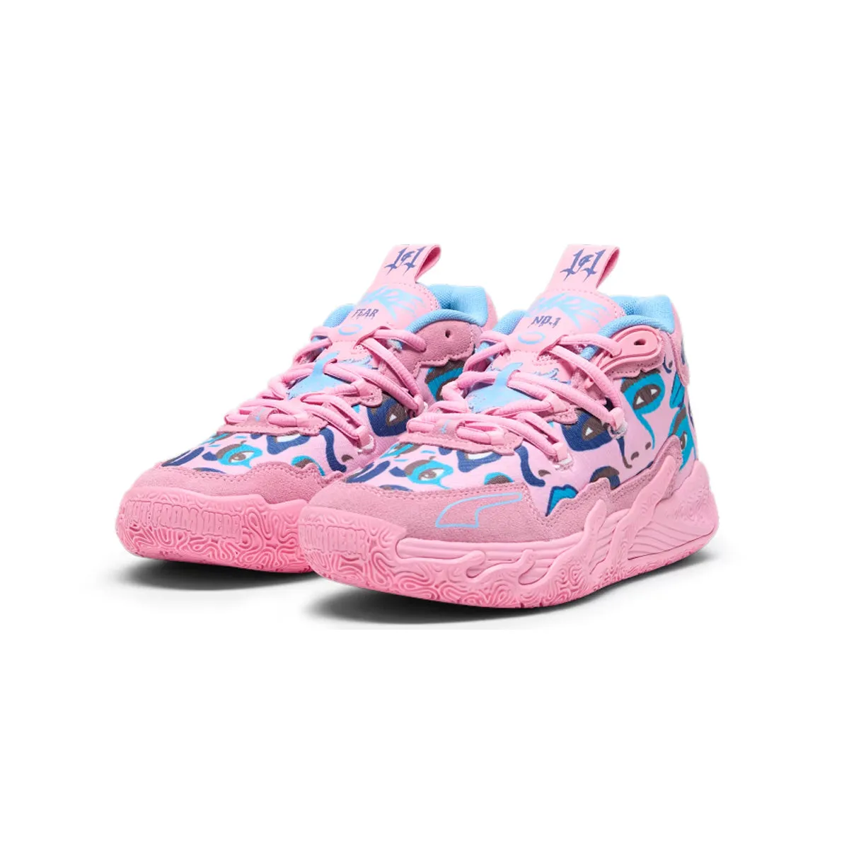   LaMelo Ball   KidSuper Kids MB.03 'Pink Lilac' Hill Walk