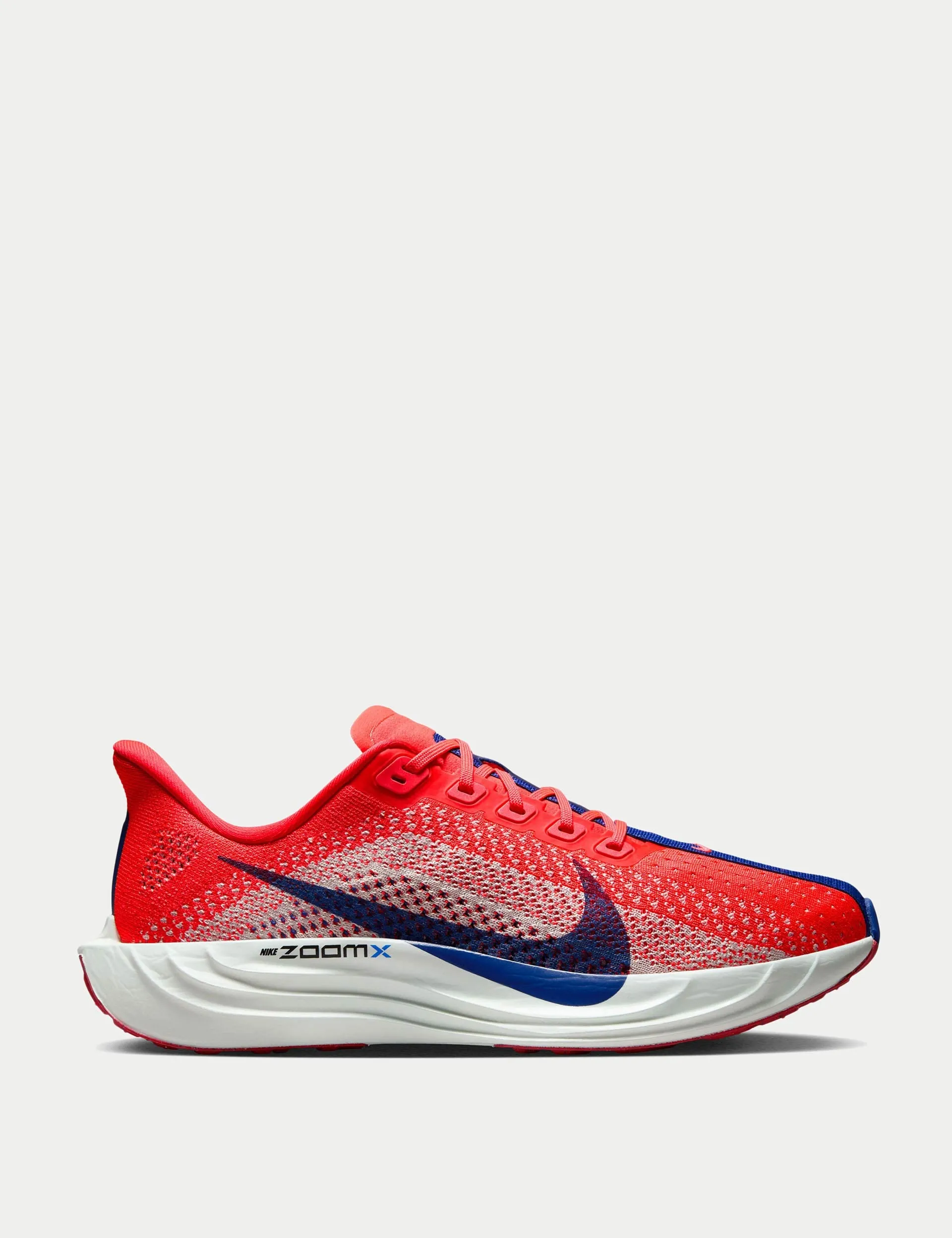 Agility - improving Pegasus Plus Shoes - Bright Crimson/Deep Royal Blue/Silt Red