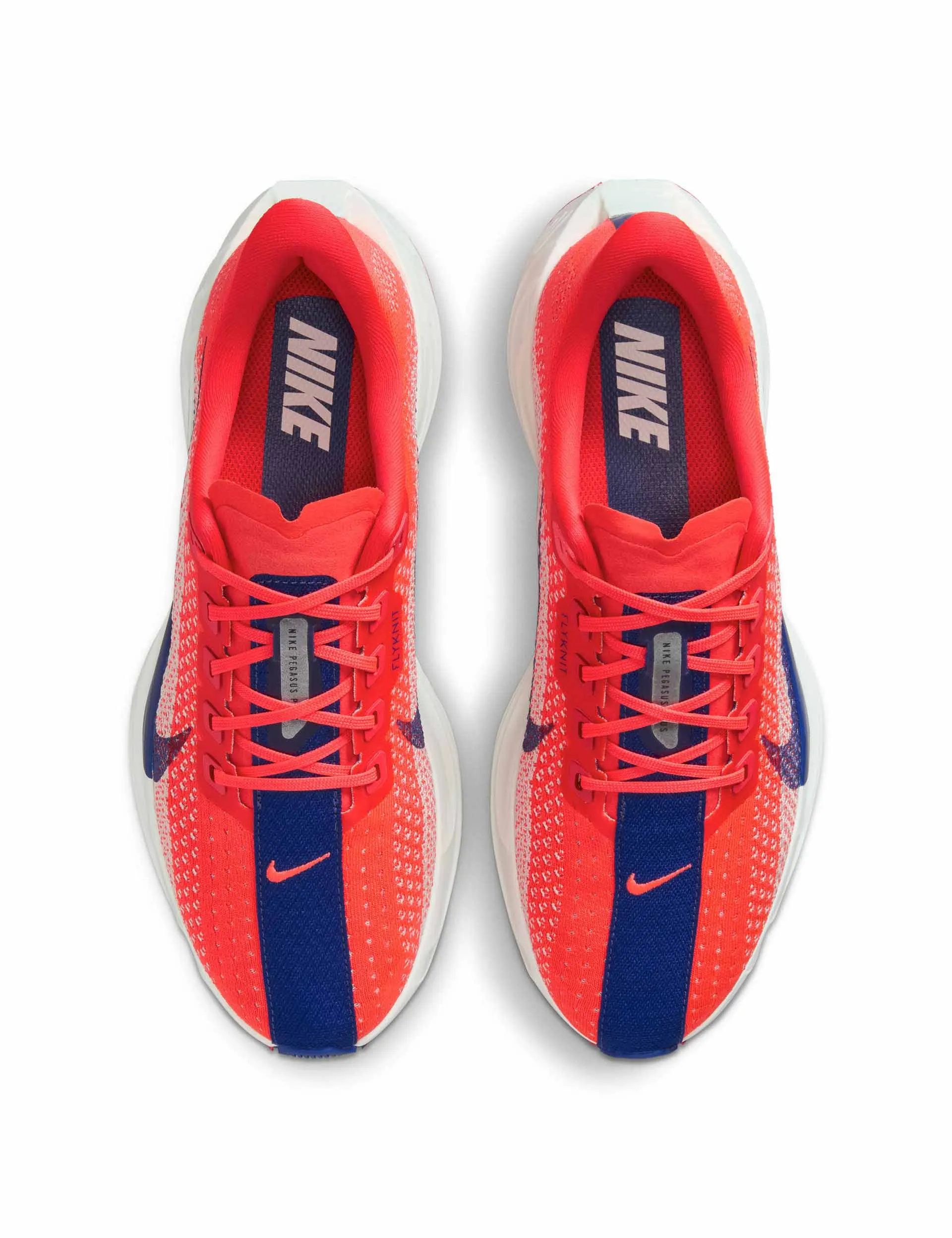 Practical Footwear Quick Start Pegasus Plus Shoes - Bright Crimson/Deep Royal Blue/Silt Red