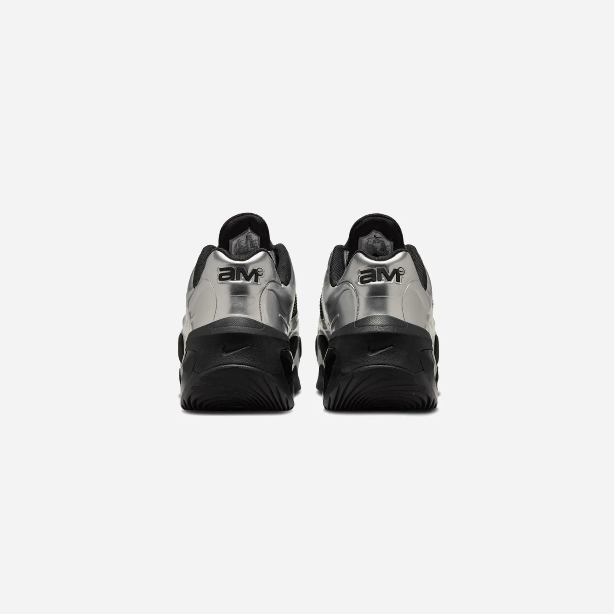 Nike Air Max Muse Black Metallic Silver WMNS Micro Perforation Torsion Response Unit