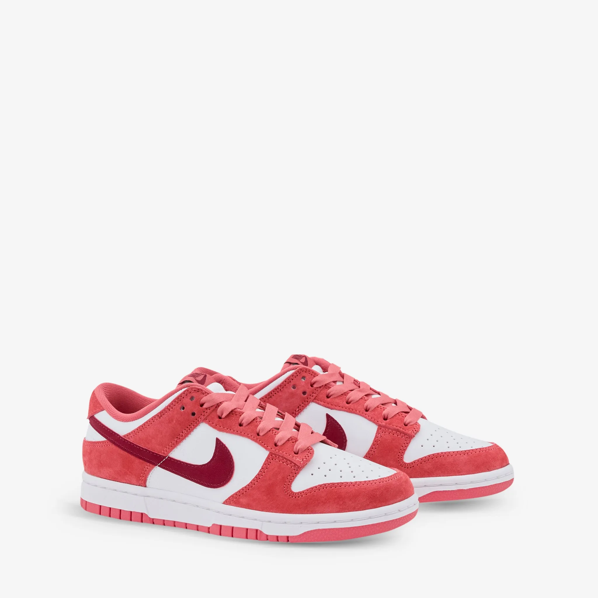 Pressure Relief Grooves Women's Dunk Low White | Team Red | Adobe | Dragon Red