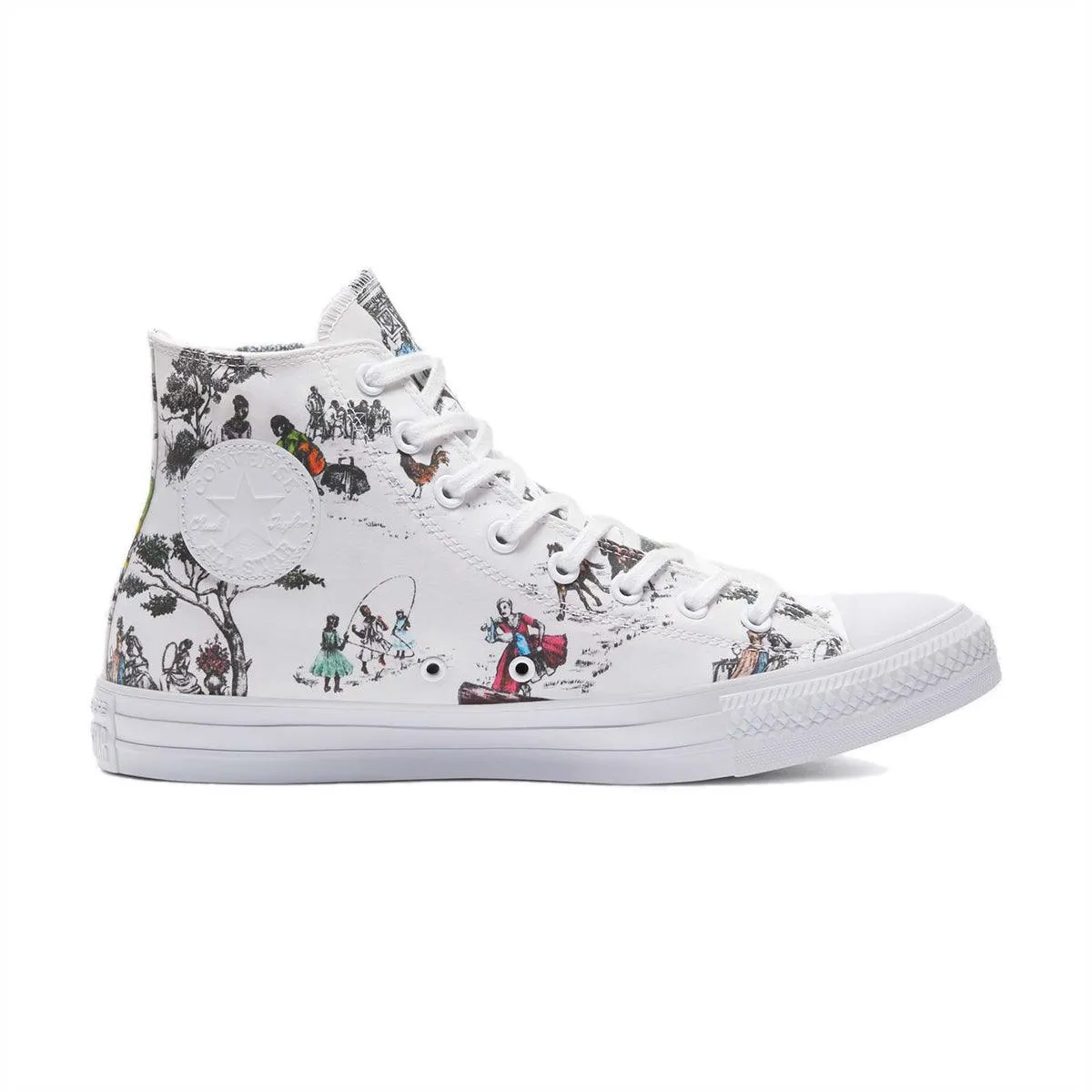   Union LA Chuck Taylor All Star High 'White' Picnic Easy Lace Tie