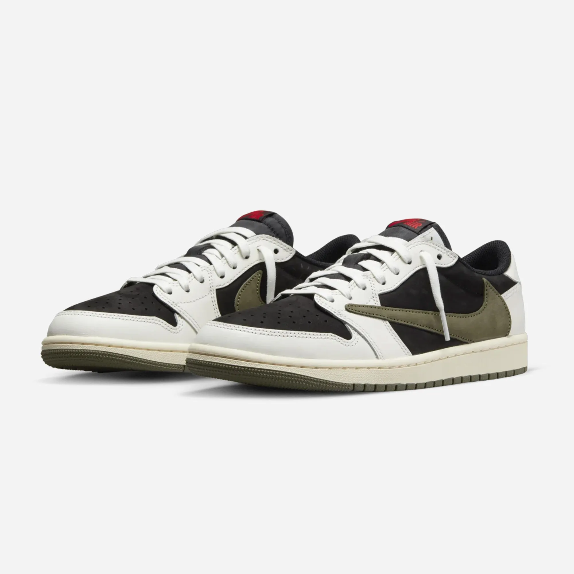 Jordan 1 Low Travis Olive Trendy Performance Adjustable Strap Lock