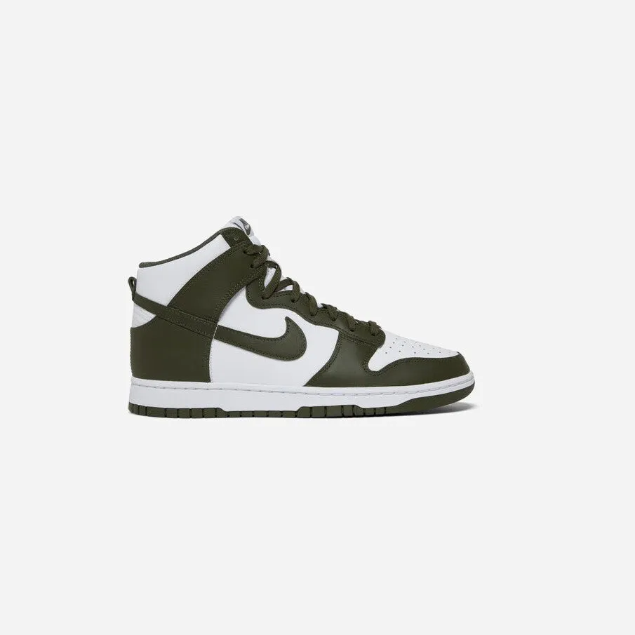 Nike Dunk High Retro Cargo Khaki 2021 Tension Dispersing Outsole Elastic Gusset