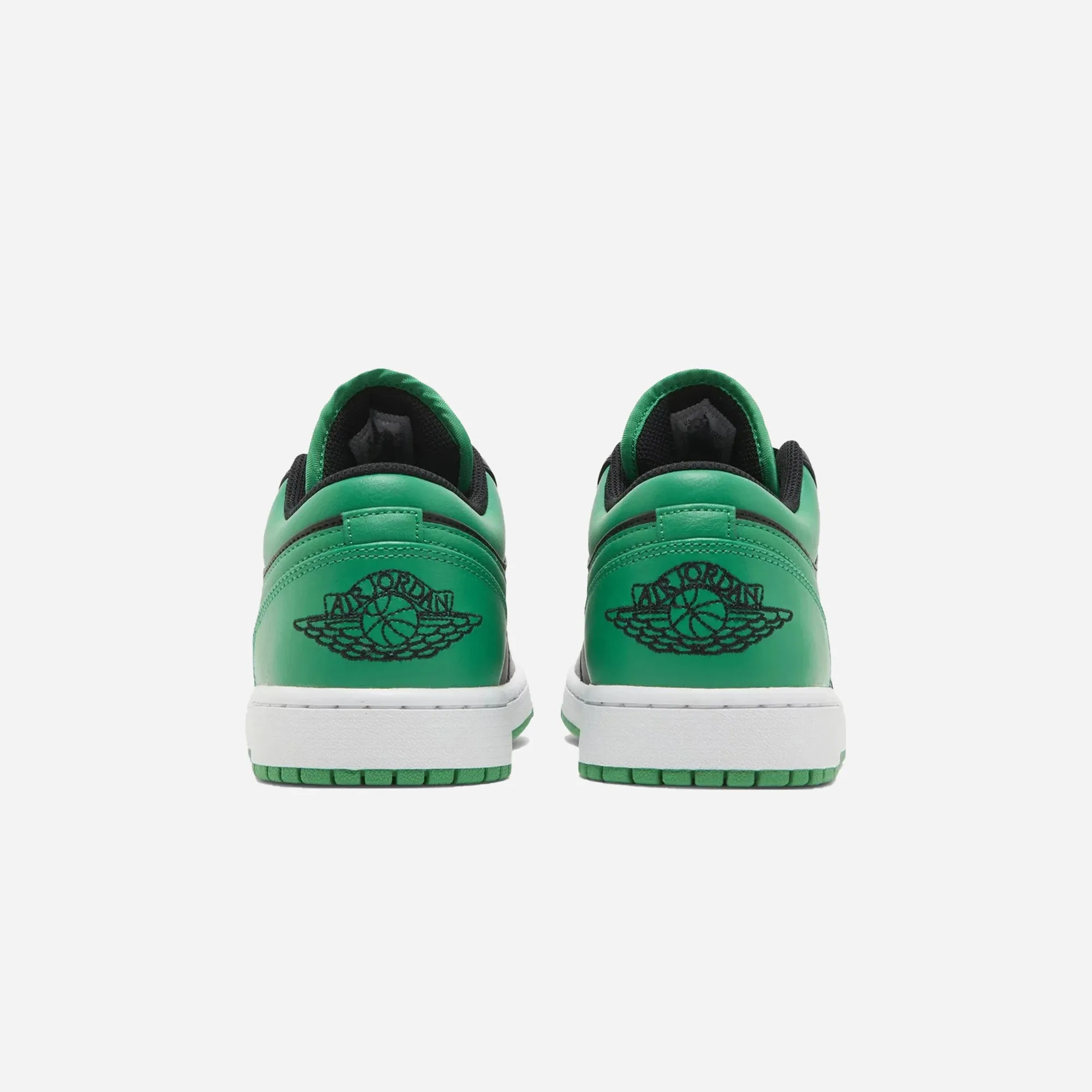 Nike Air Jordan 1 Low Black Lucky Green Slip-resistant ease