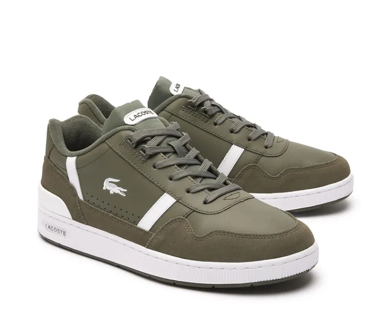 Men's Lacoste T-Clip 223 6 (Khaki/White) Street Fest Trail Path