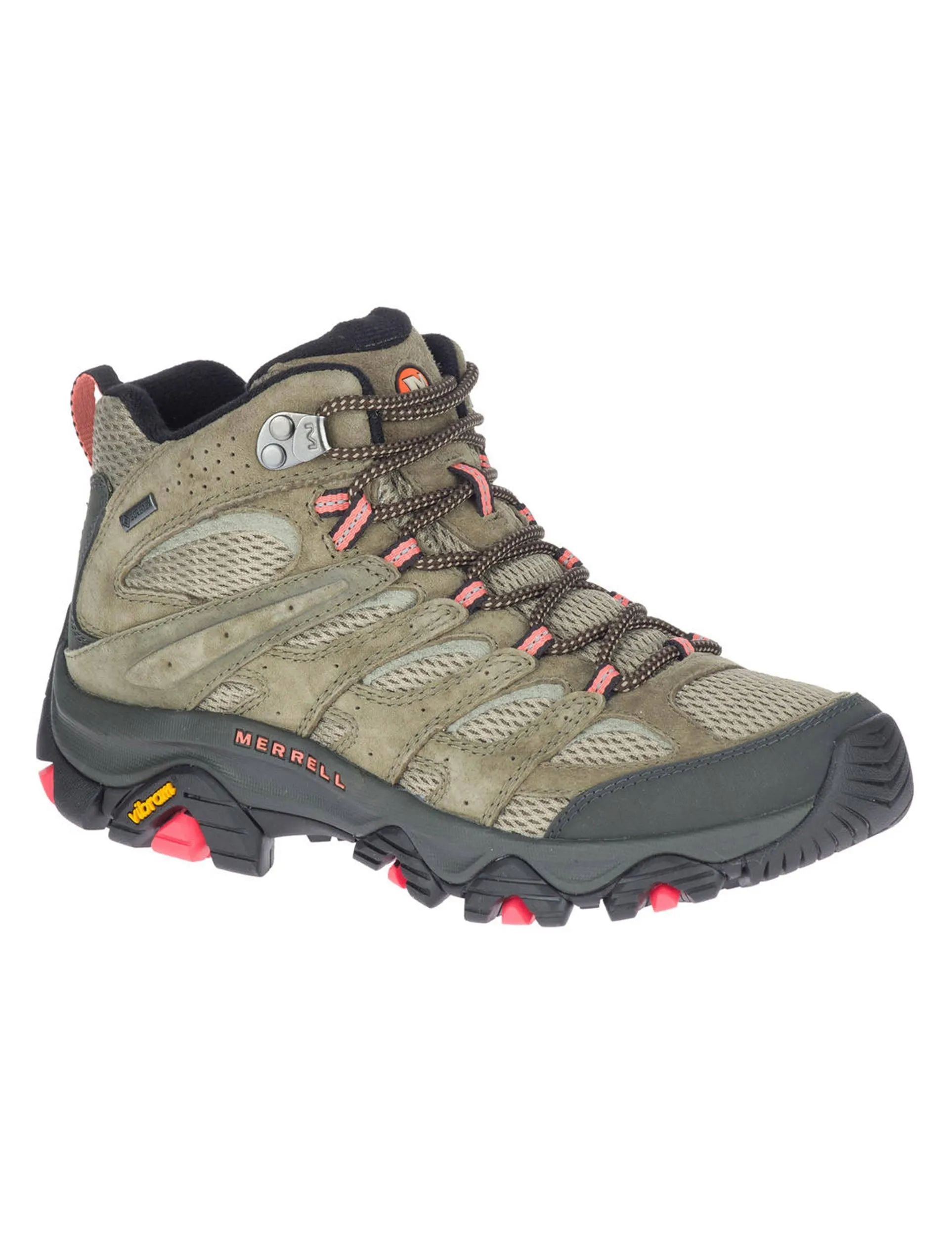 Moab 3 Mid Gore-Tex - Olive Seamless 3D Knit Tension Balanced Lacing