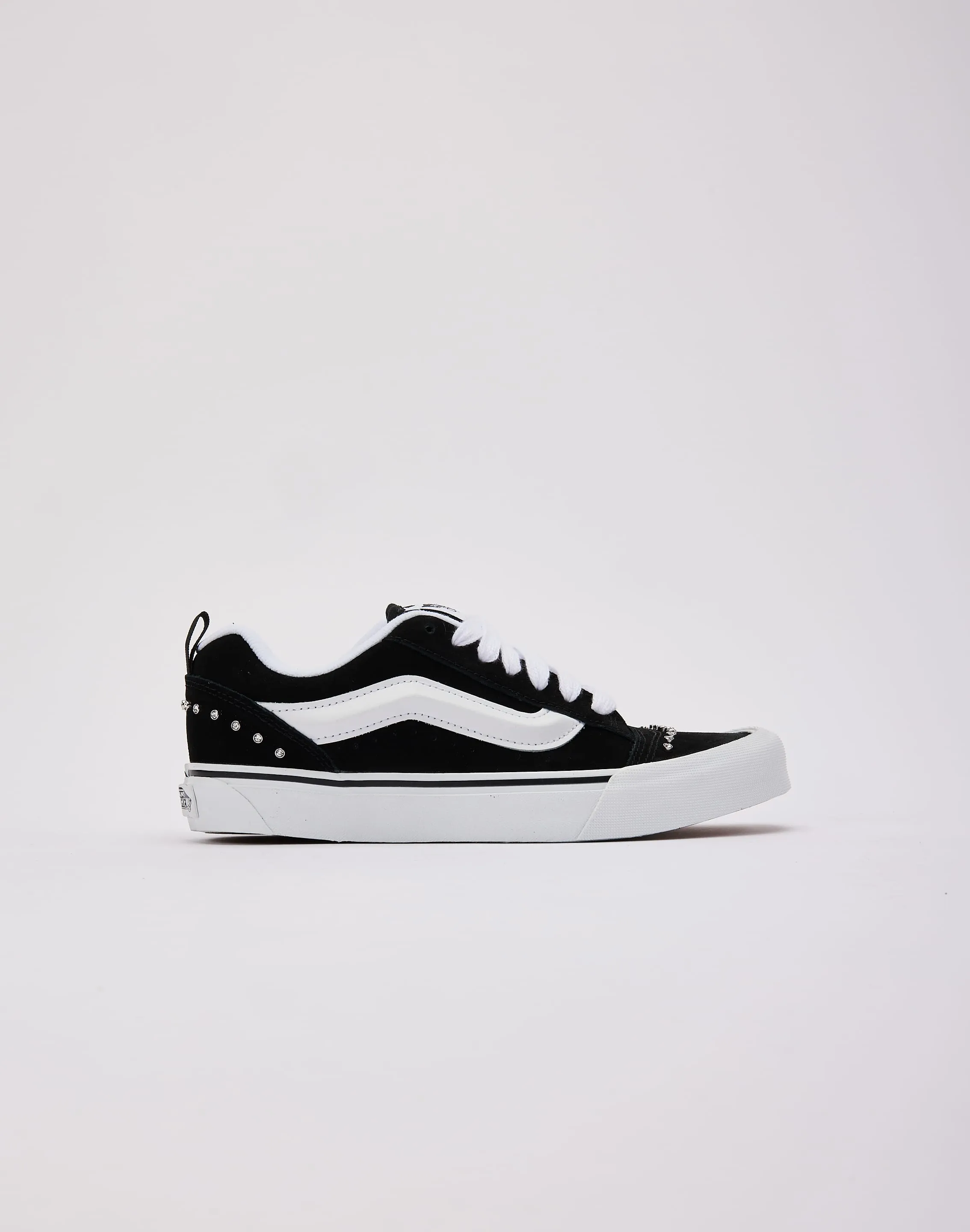 Stylish Sole Vans Knu Skool Rhinestone