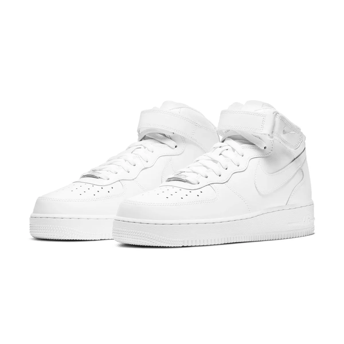 Air Force 1 Mid '07 'Triple White' City Run Rapid pace