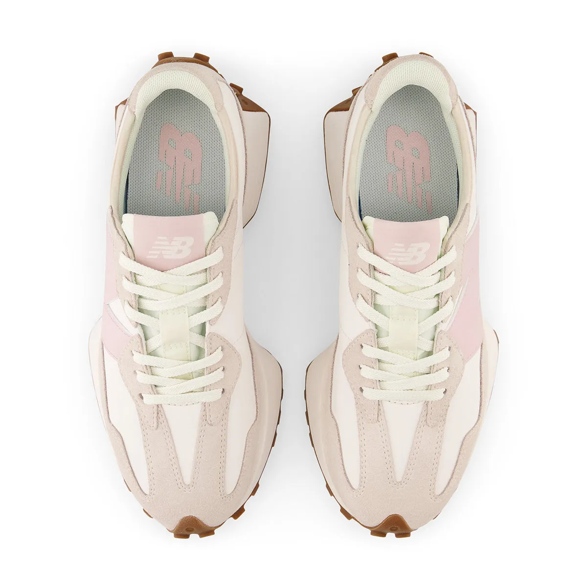 Wmns 327 'Moonbeam Pink Stone' Comfort Heel Ice Guard