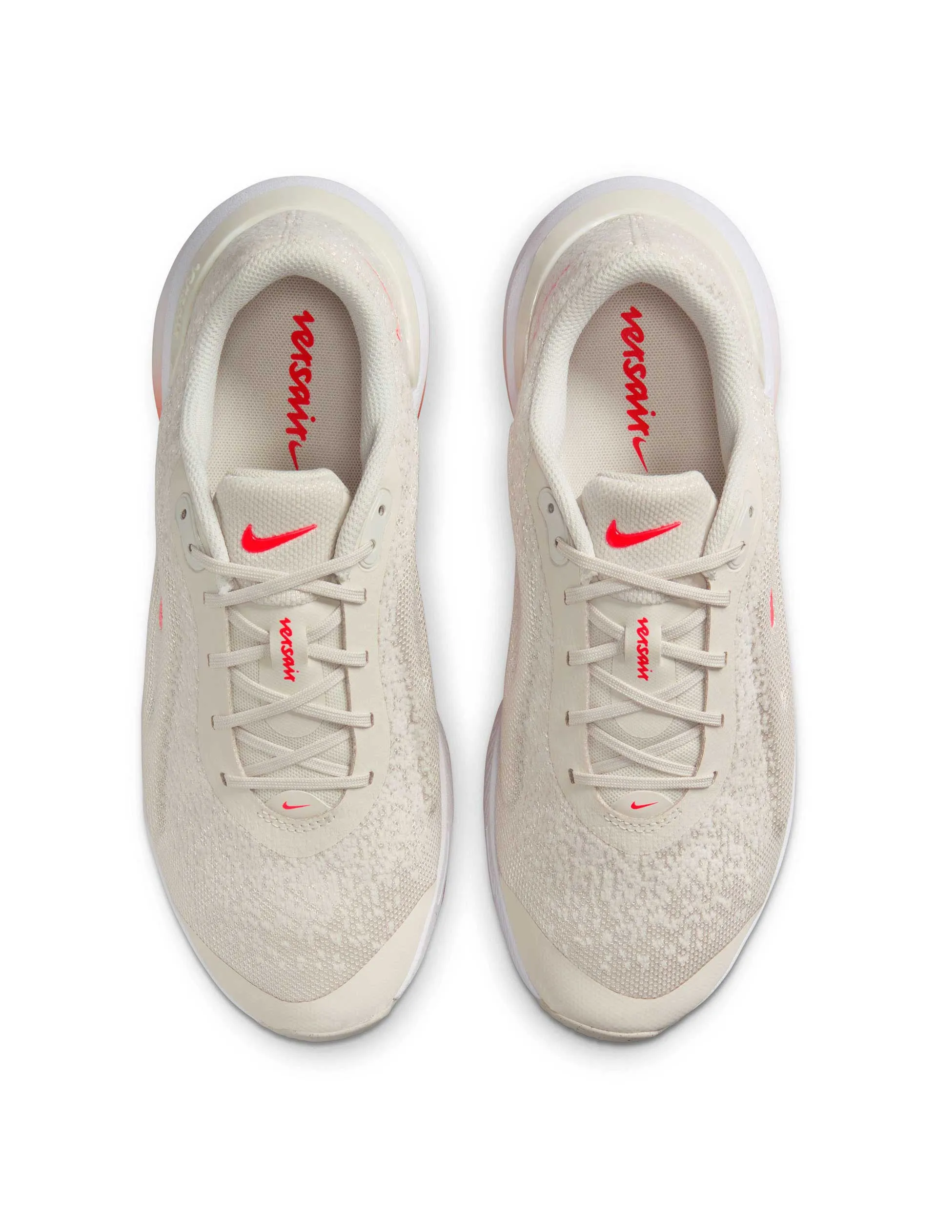 Versair Shoes - Light Orewood Brown/Bright Crimson/White Low Impact Cushioning