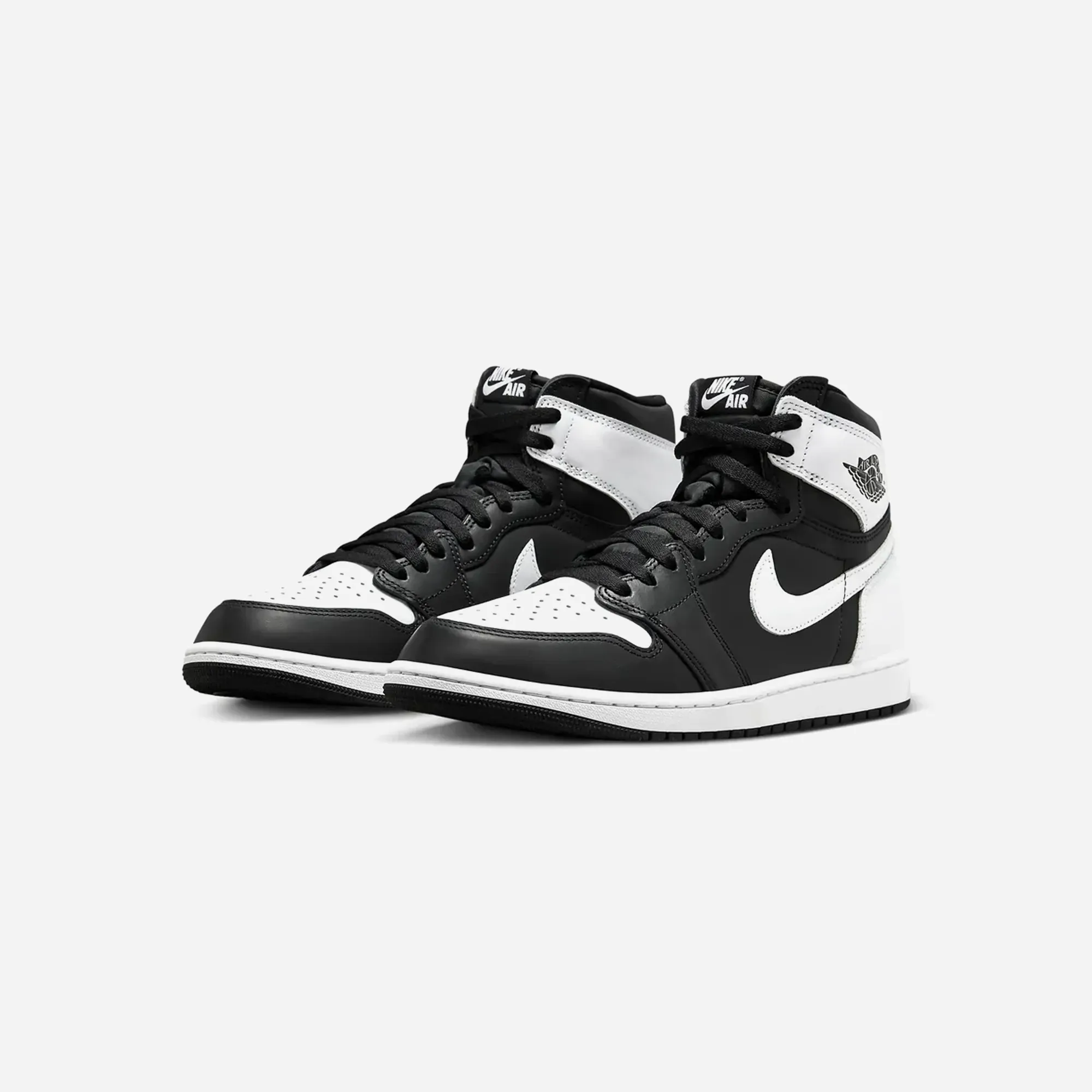 All Gender long lasting durability Nike Air Jordan 1 Retro High OG Black White