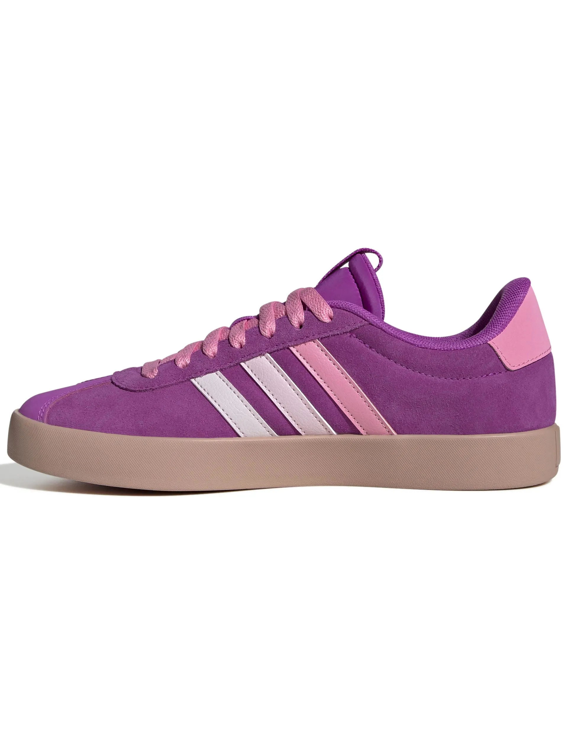 VL Court 3.0 Shoes - Flash Pink/Bliss Pink/Gold Metallic Street Trend