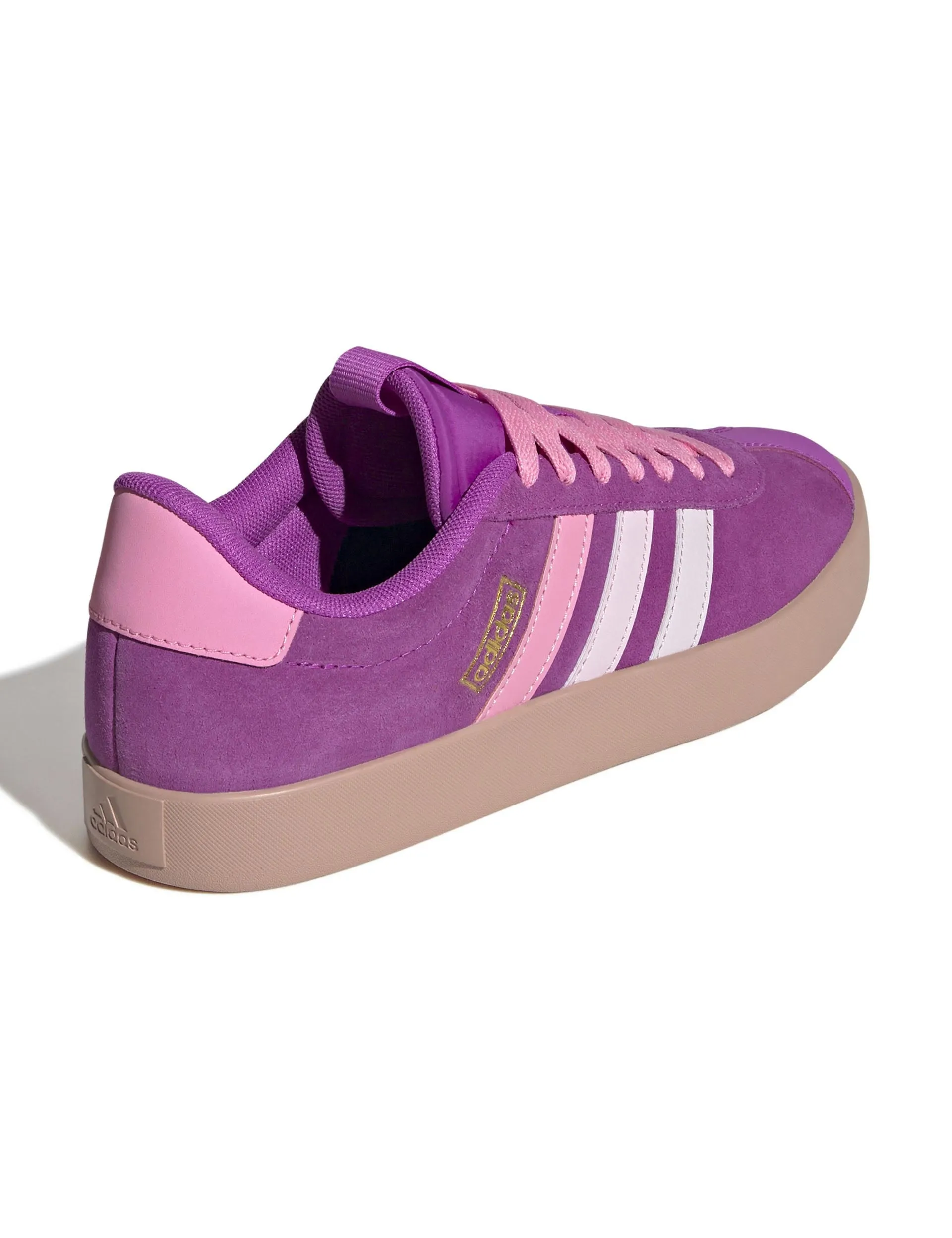 Slow Hike VL Court 3.0 Shoes - Flash Pink/Bliss Pink/Gold Metallic