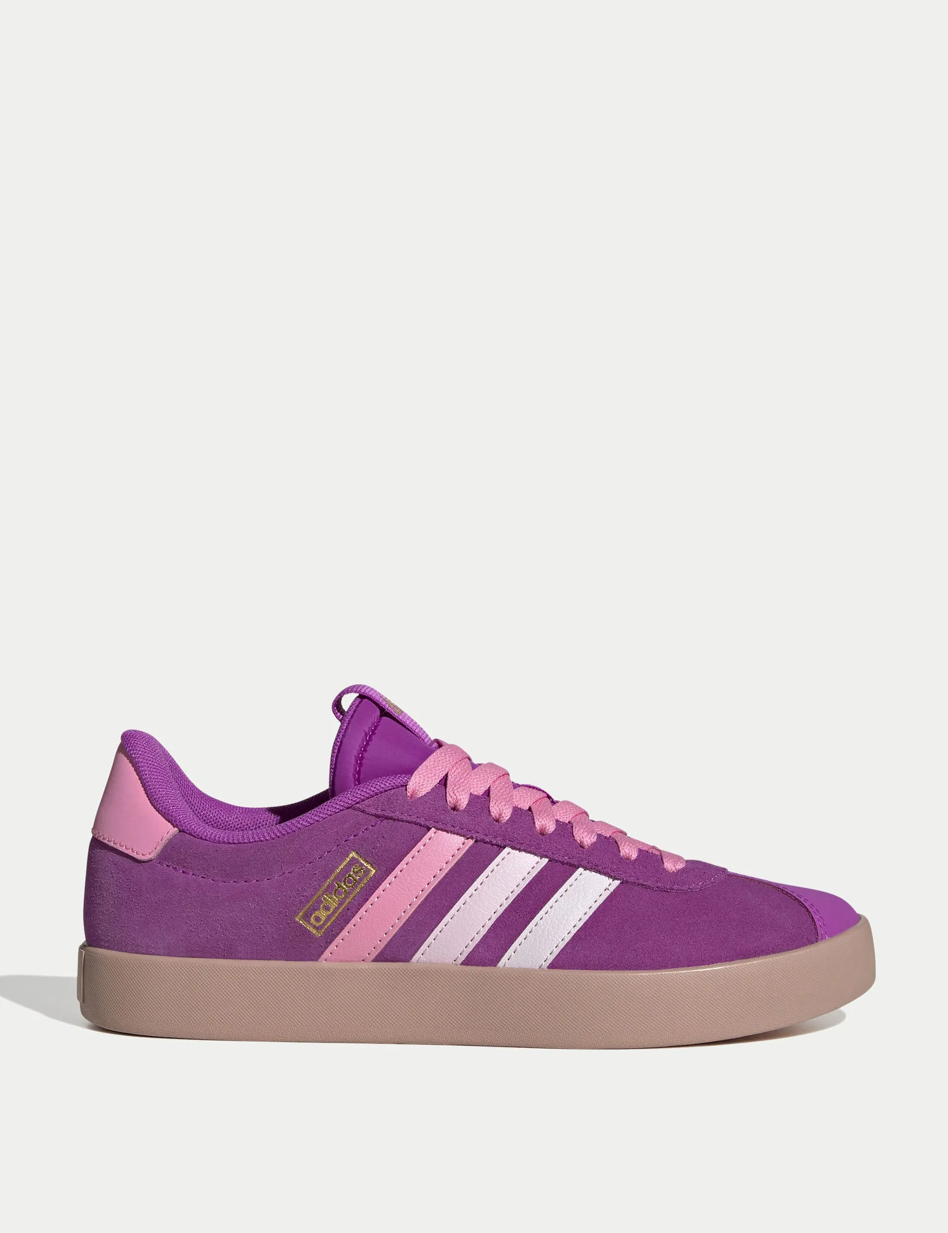 Stand All Day Lake Side VL Court 3.0 Shoes - Flash Pink/Bliss Pink/Gold Metallic