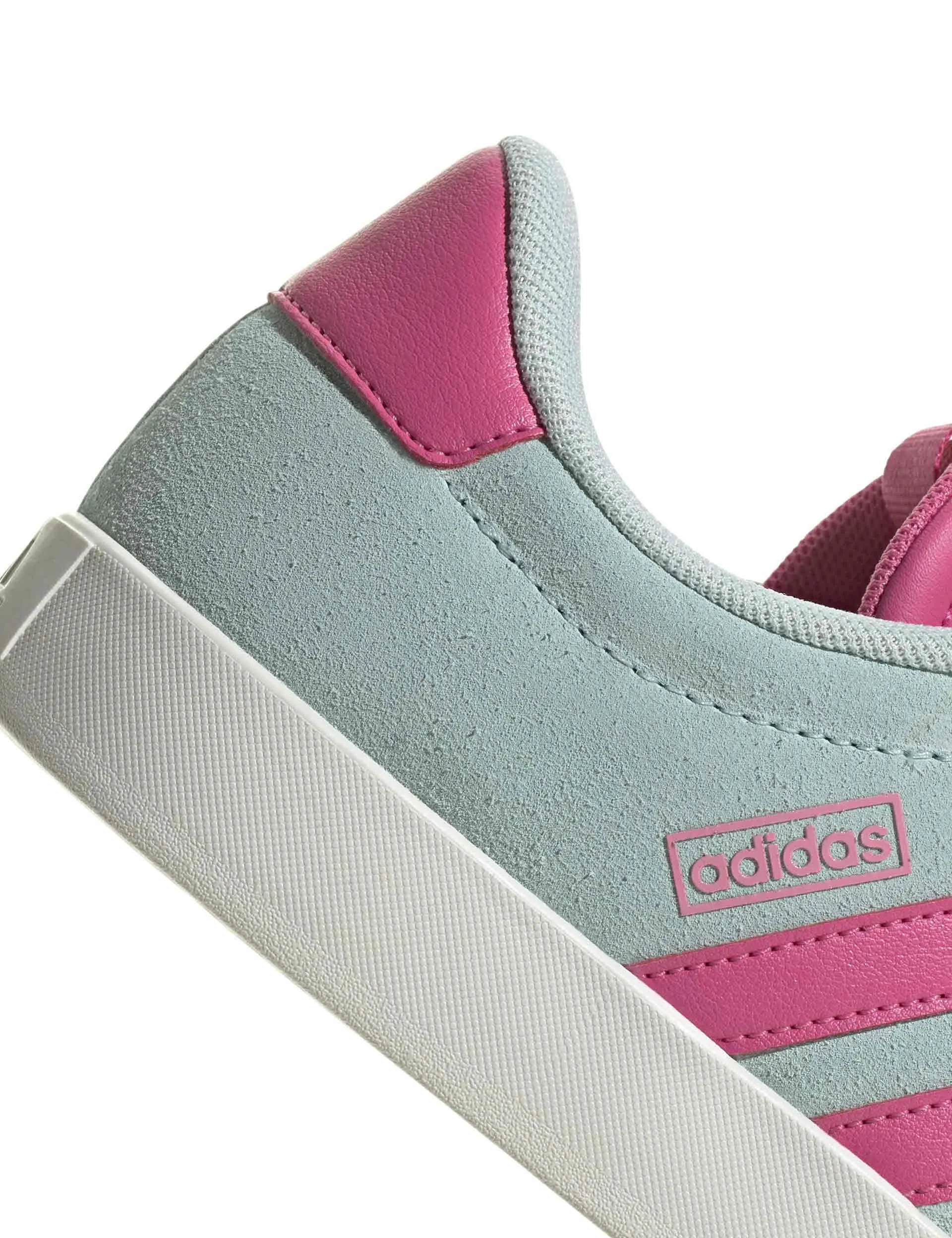 VL Court 3.0 Shoes - Halo Mint/Pulse Magenta/Bliss Pink Easy Slip-On