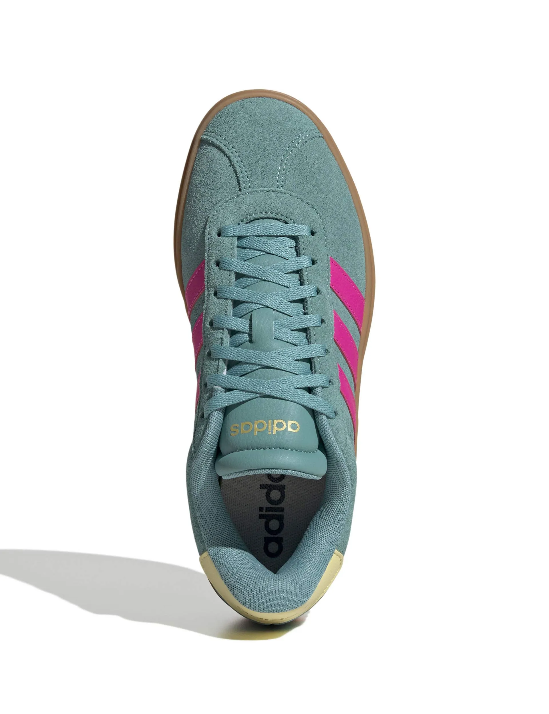 City Travel Square Toe Design VL Court Bold Shoes - Powder Teal/Shock Pink/Powder Yellow