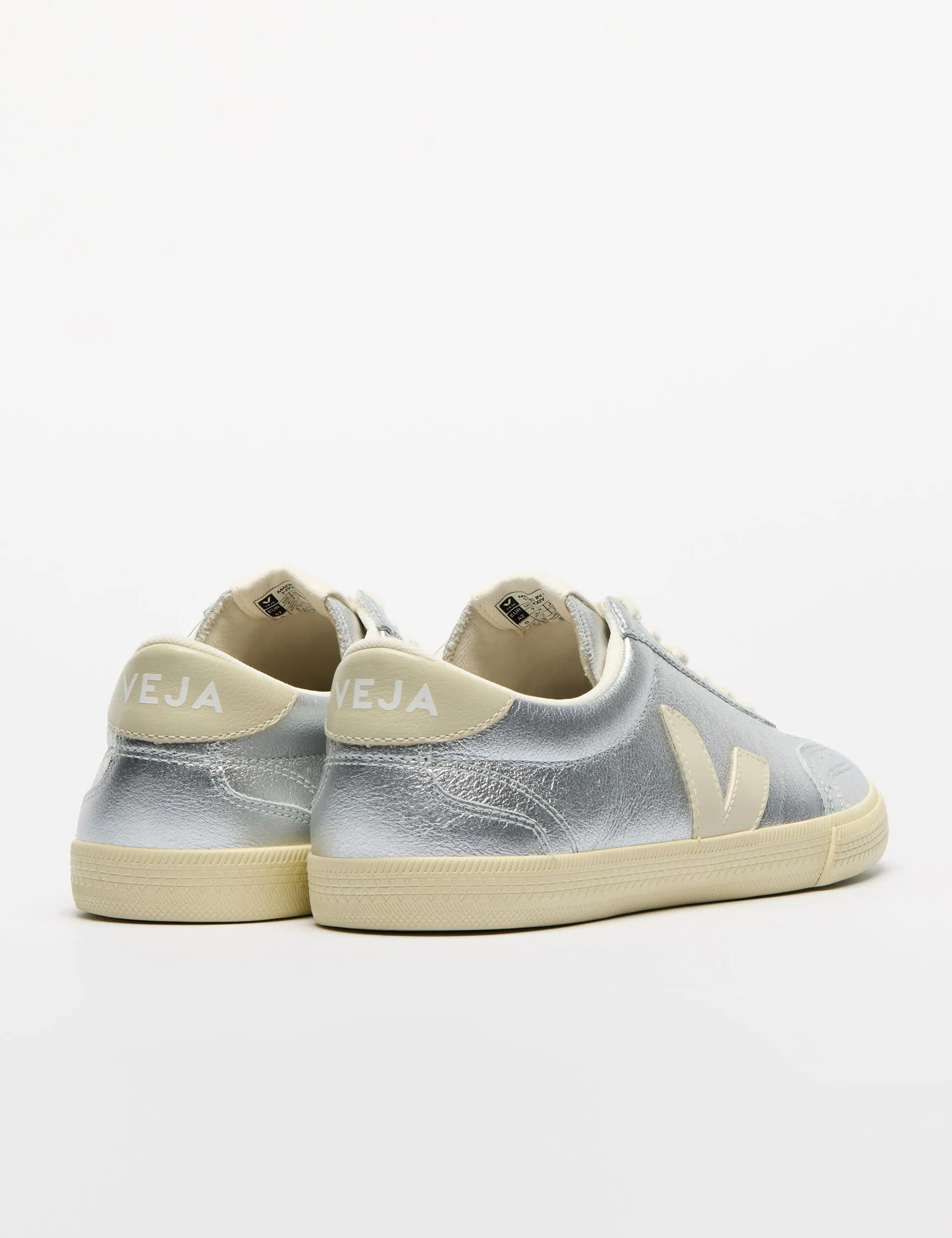 Volley Leather - Silver Pierre Breathable Ventilation
