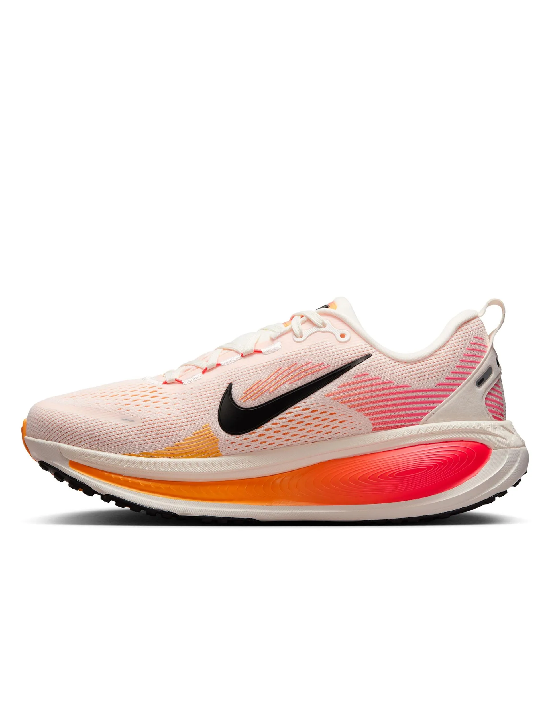 Easy To Slip On Vomero 18 Running Shoes - Sail/Bright Crimson/Laser Orange/Black