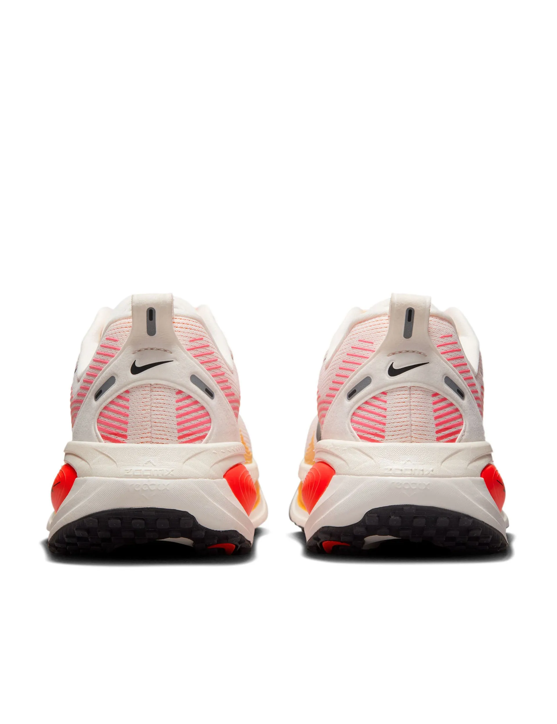 Quiet Ground Vomero 18 Running Shoes - Sail/Bright Crimson/Laser Orange/Black