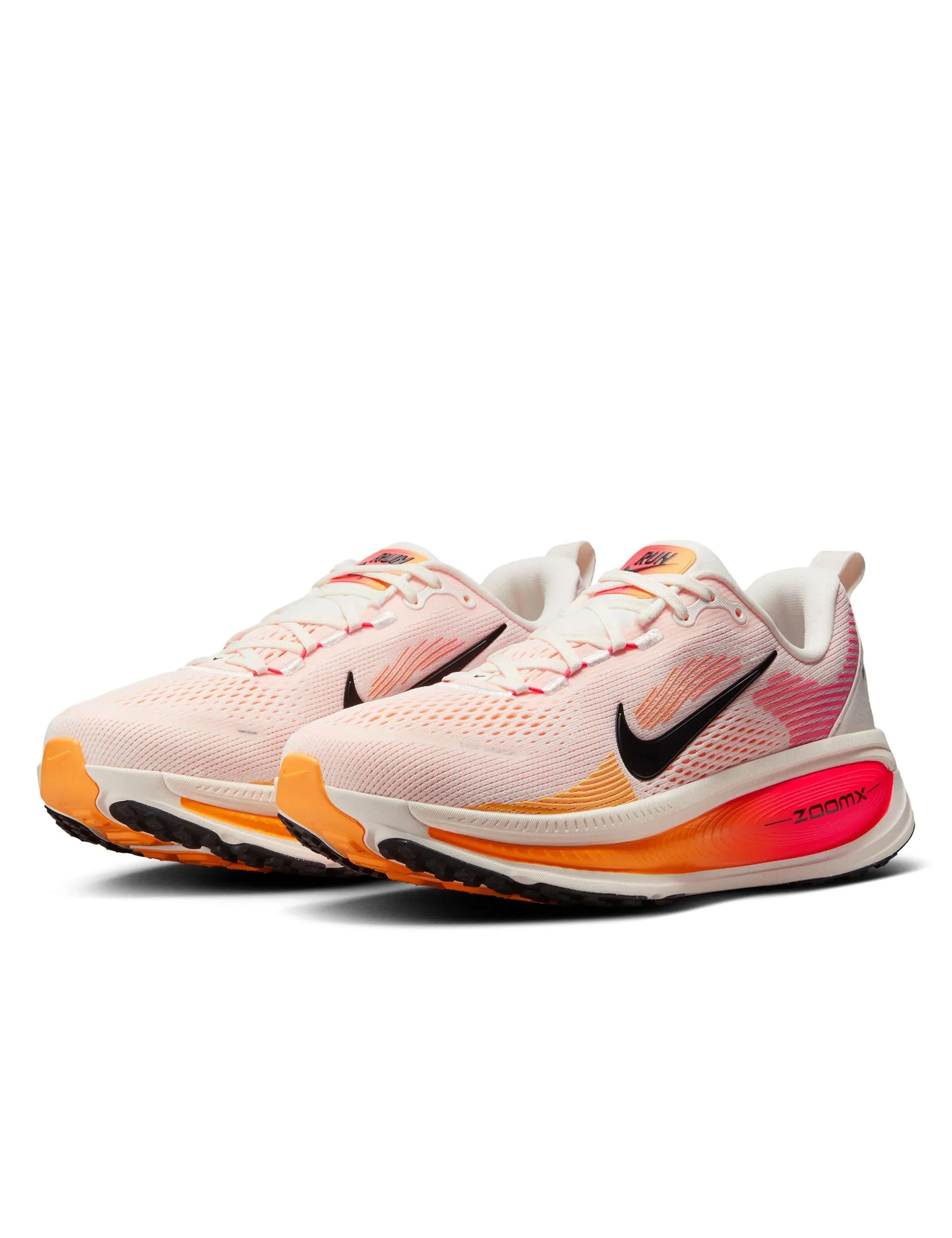 Vomero 18 Running Shoes - Sail/Bright Crimson/Laser Orange/Black Style Choice Pace Friendly