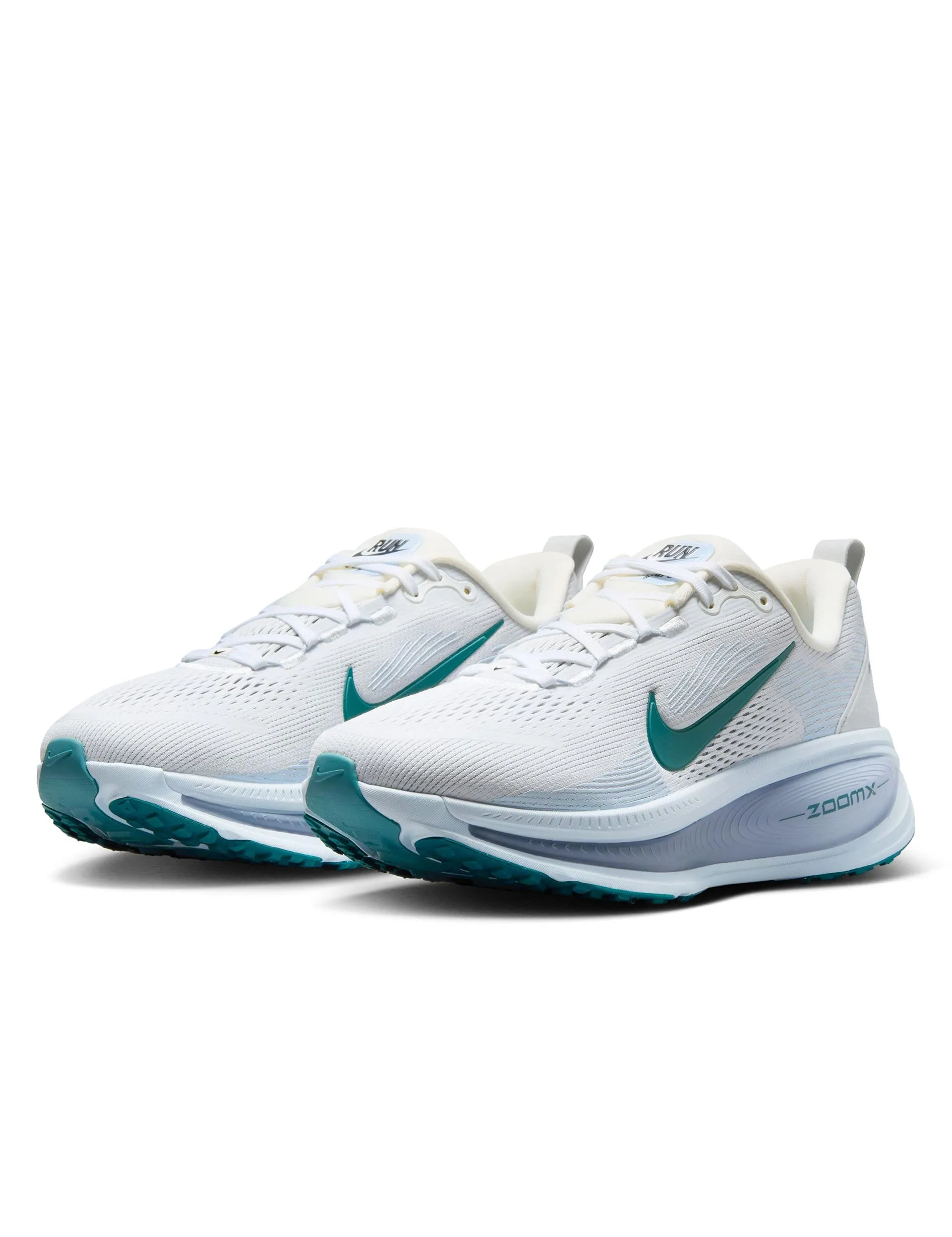 Vomero 18 Running Shoes - Summit White/Blue Tint/Geode Teal triathlon running shoes
