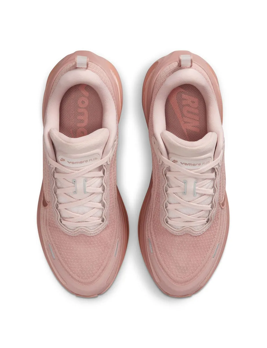 Vomero Plus Running Shoes - Particle Pink/Silt Red/Metallic Silver/Metallic Rose Gold Campus Pace Stay Cool