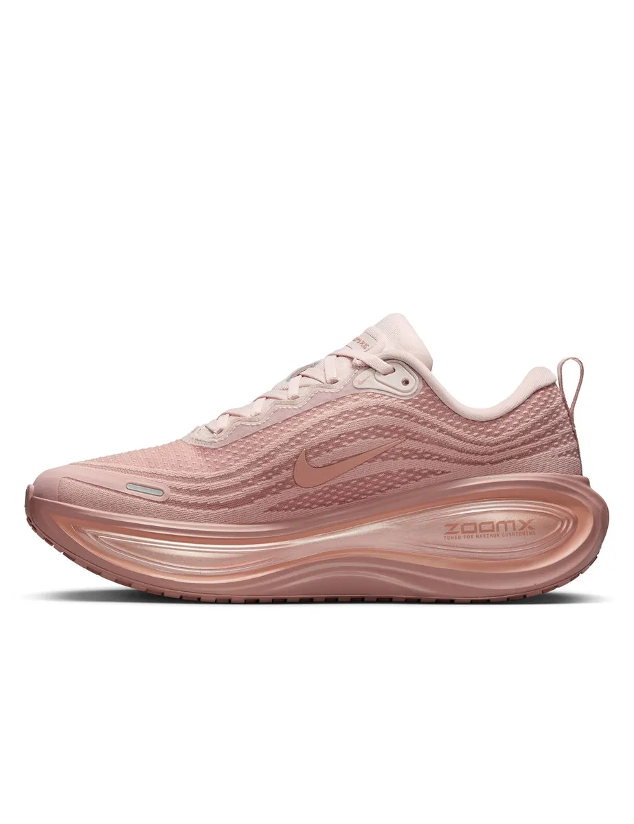 female athlete shoes running shoes for athletes Vomero Plus Running Shoes - Particle Pink/Silt Red/Metallic Silver/Metallic Rose Gold