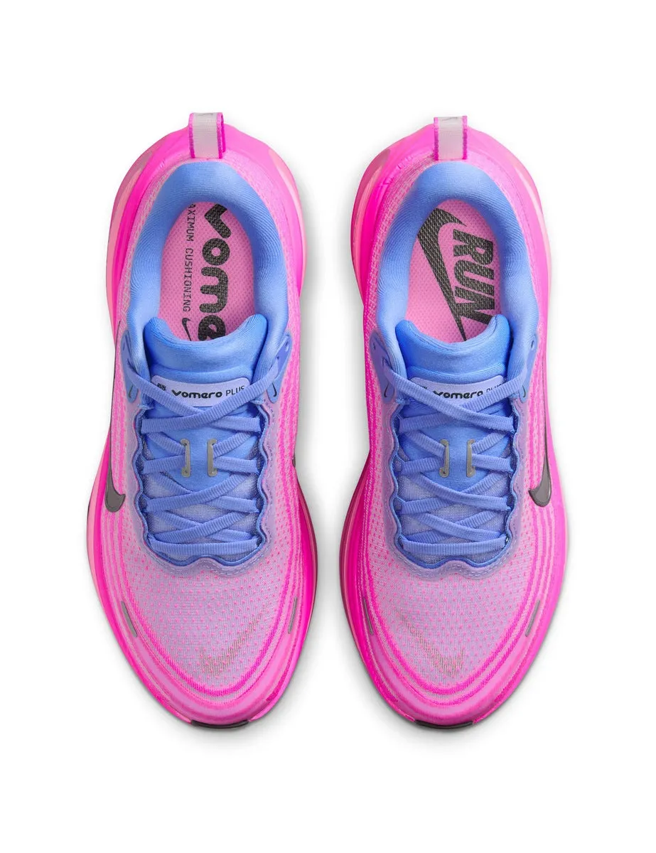Vomero Plus Running Shoes - Royal Pulse/Fire Pink/Pink Spell/Metallic Dark Grey Minimal Choice