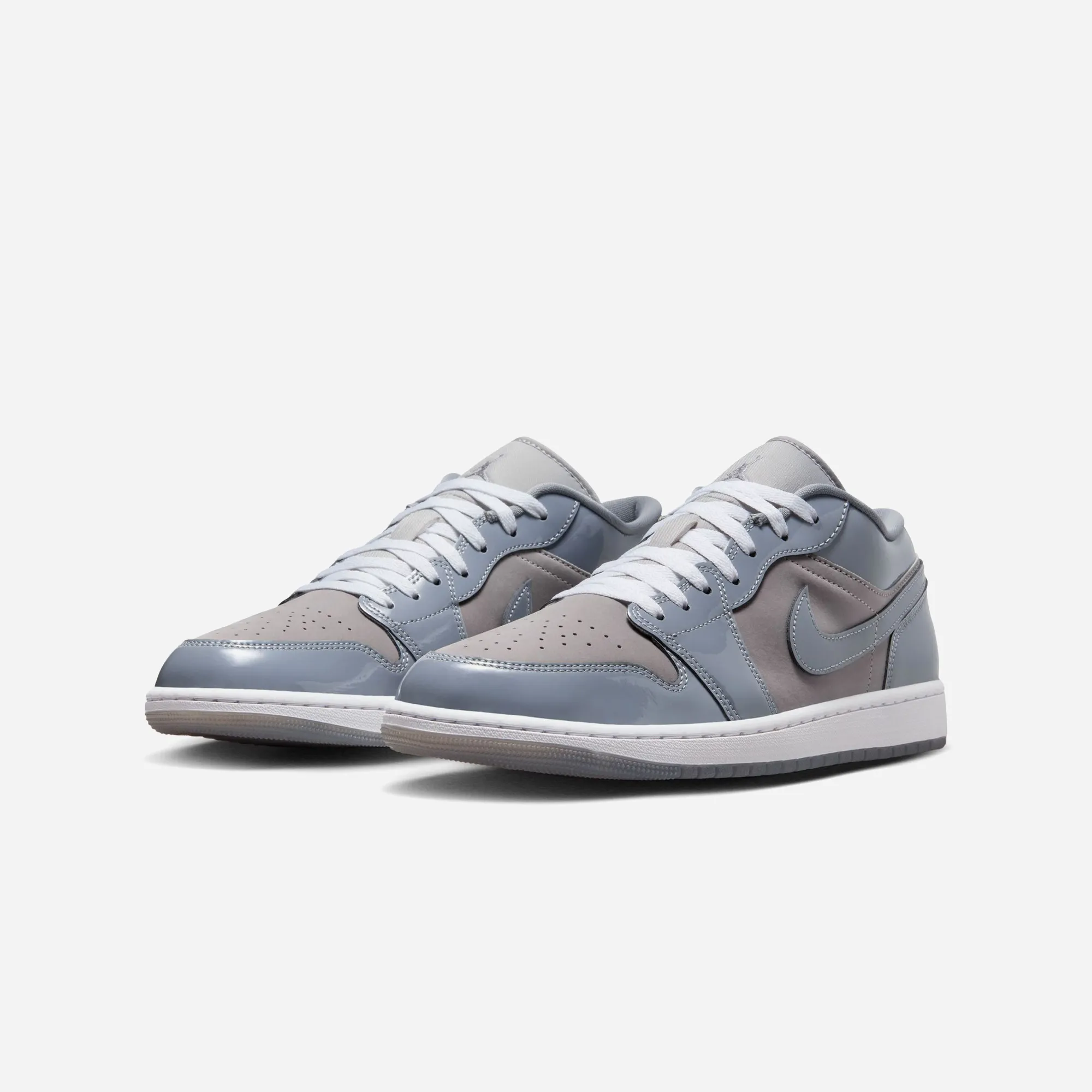 Stylish Look Shock Wear Nike Air Jordan 1 Low Cool Grey