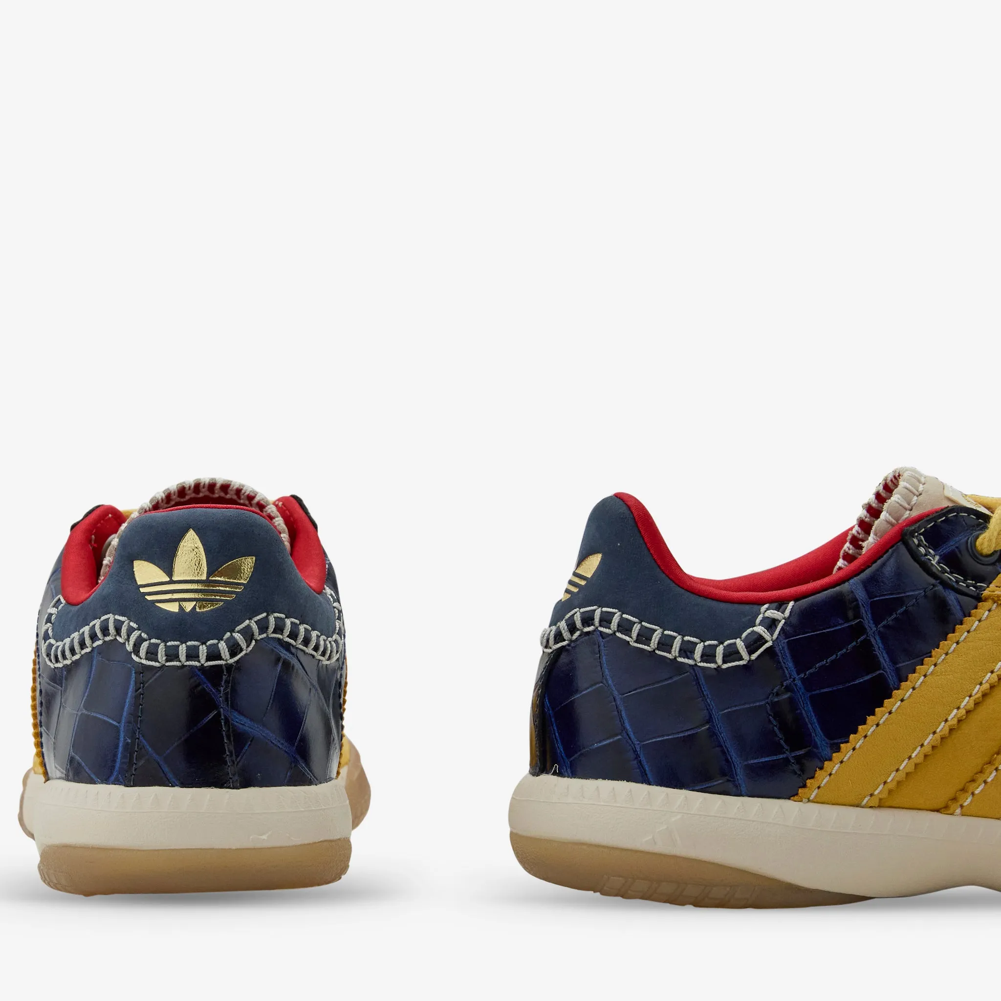 Wales Bonner x Samba MN St Fade Gold | St Fade Gold | Collegiate Navy Neutral Form