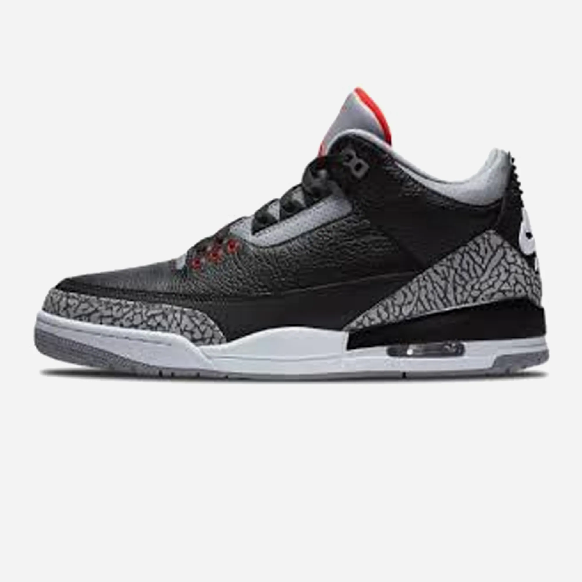 Nike Air Jordan 3 Retro OG Black Cement Heel cradle Wear Flex
