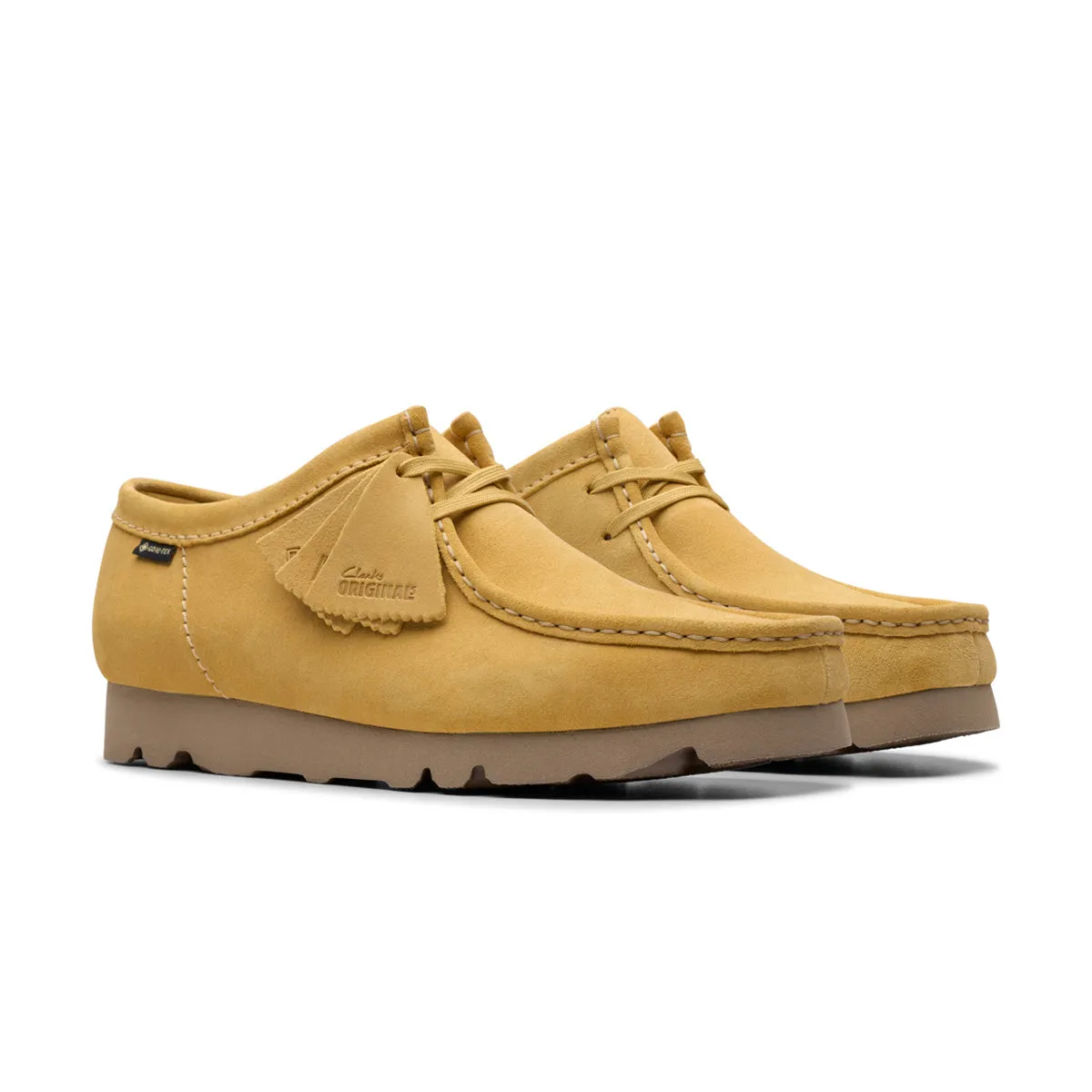 Wallabee GORE-TEX 'Golden Tan Suede' Synthetic Upper Waterproof Standing All