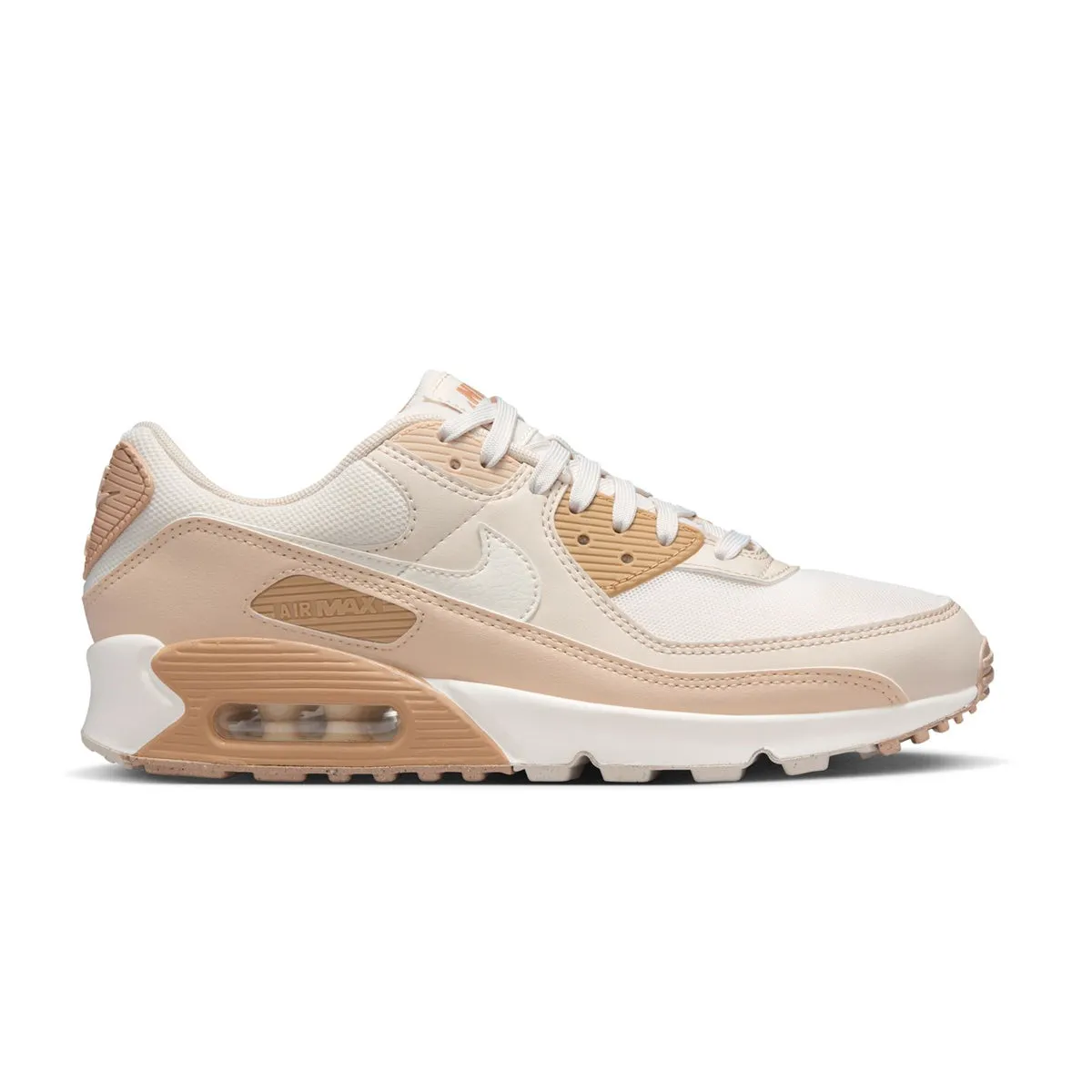Wmns Air Max 90 'Tan Coconut Milk' material