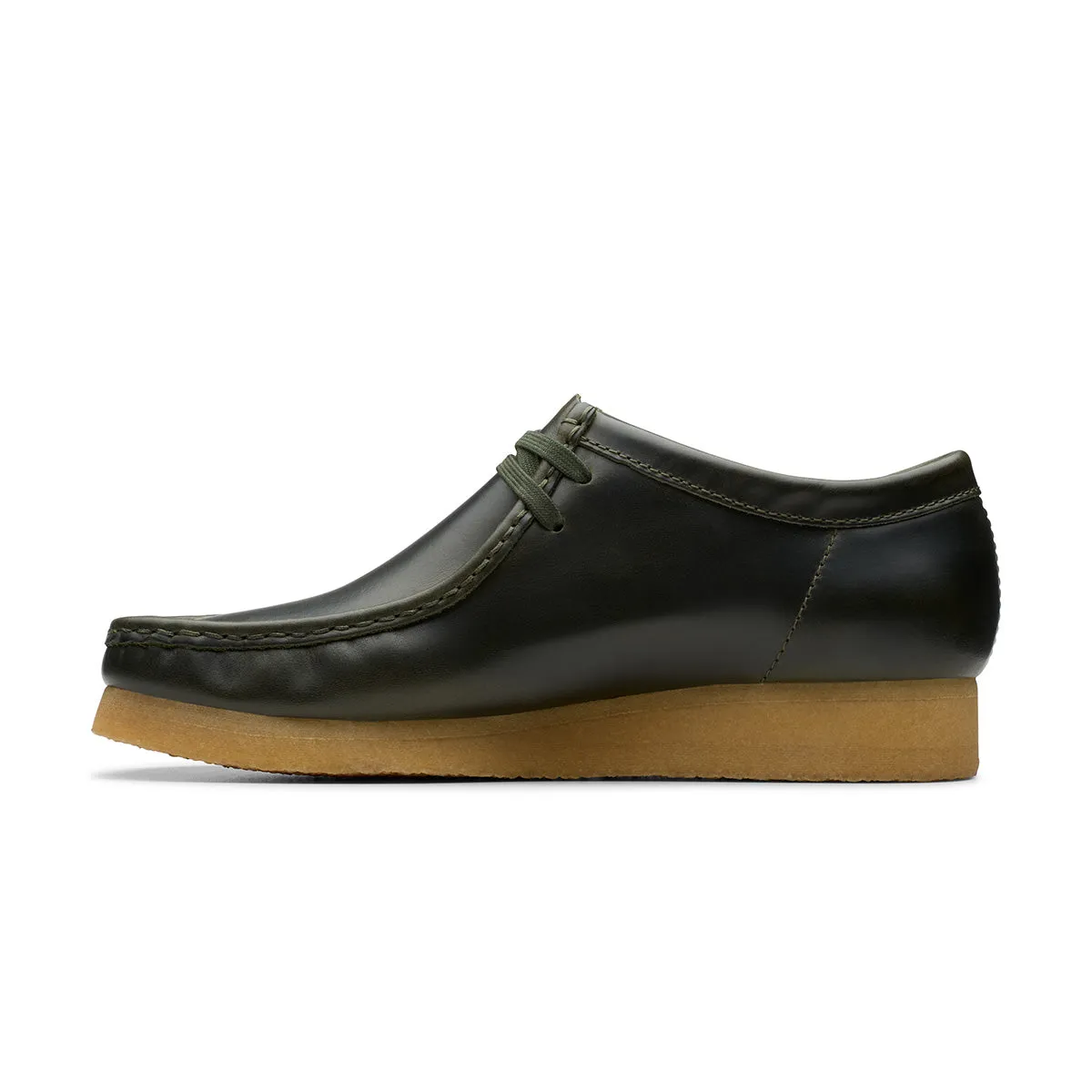 Wallabee 'Forest Green Leather' Elegant Mood