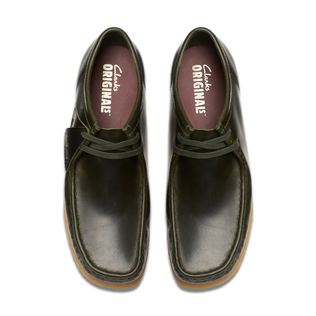 Wallabee 'Forest Green Leather' Breathable Upper