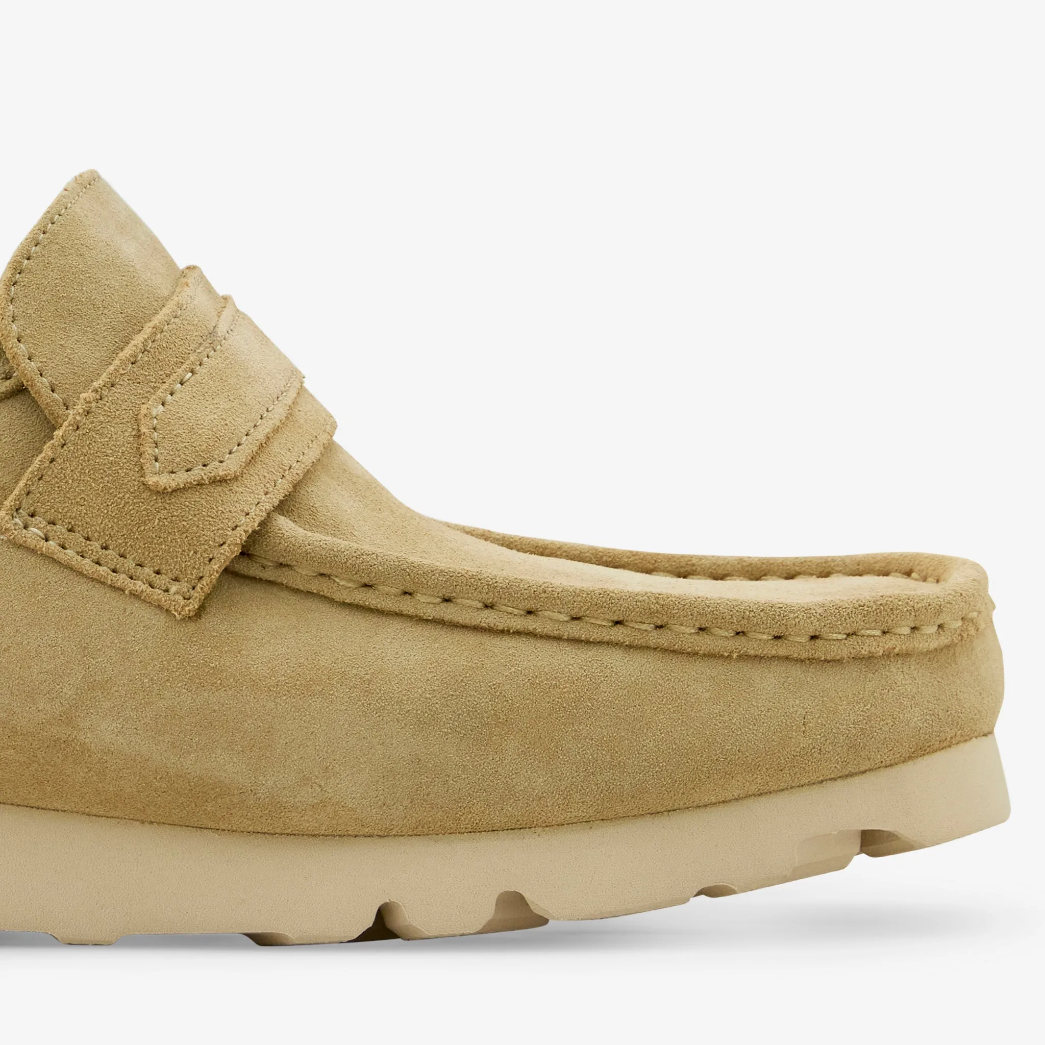 Wallabee Loafer GTX Maple Suede Mesh Upper Roomie Fit