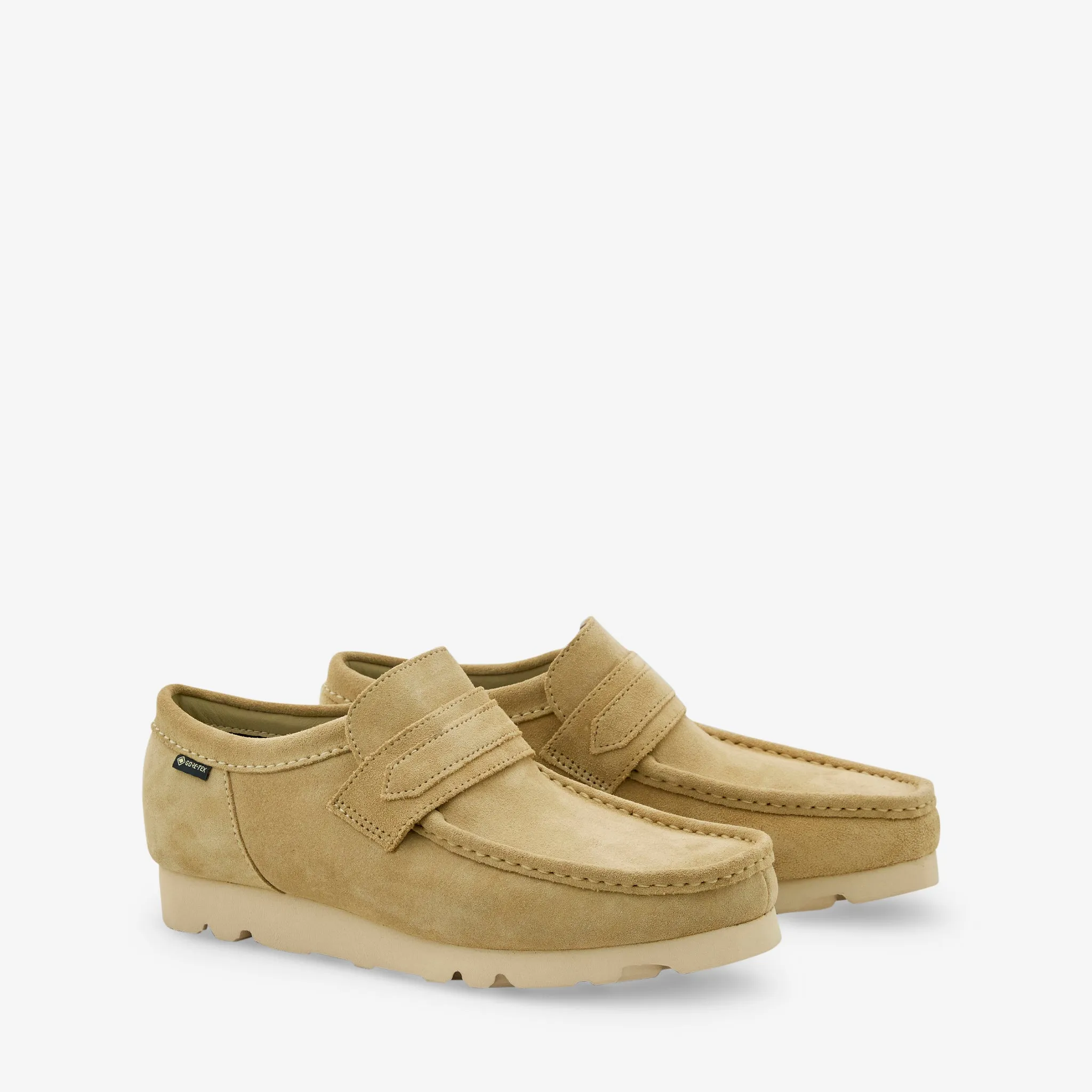 Wallabee Loafer GTX Maple Suede Track Step Flexible Grip