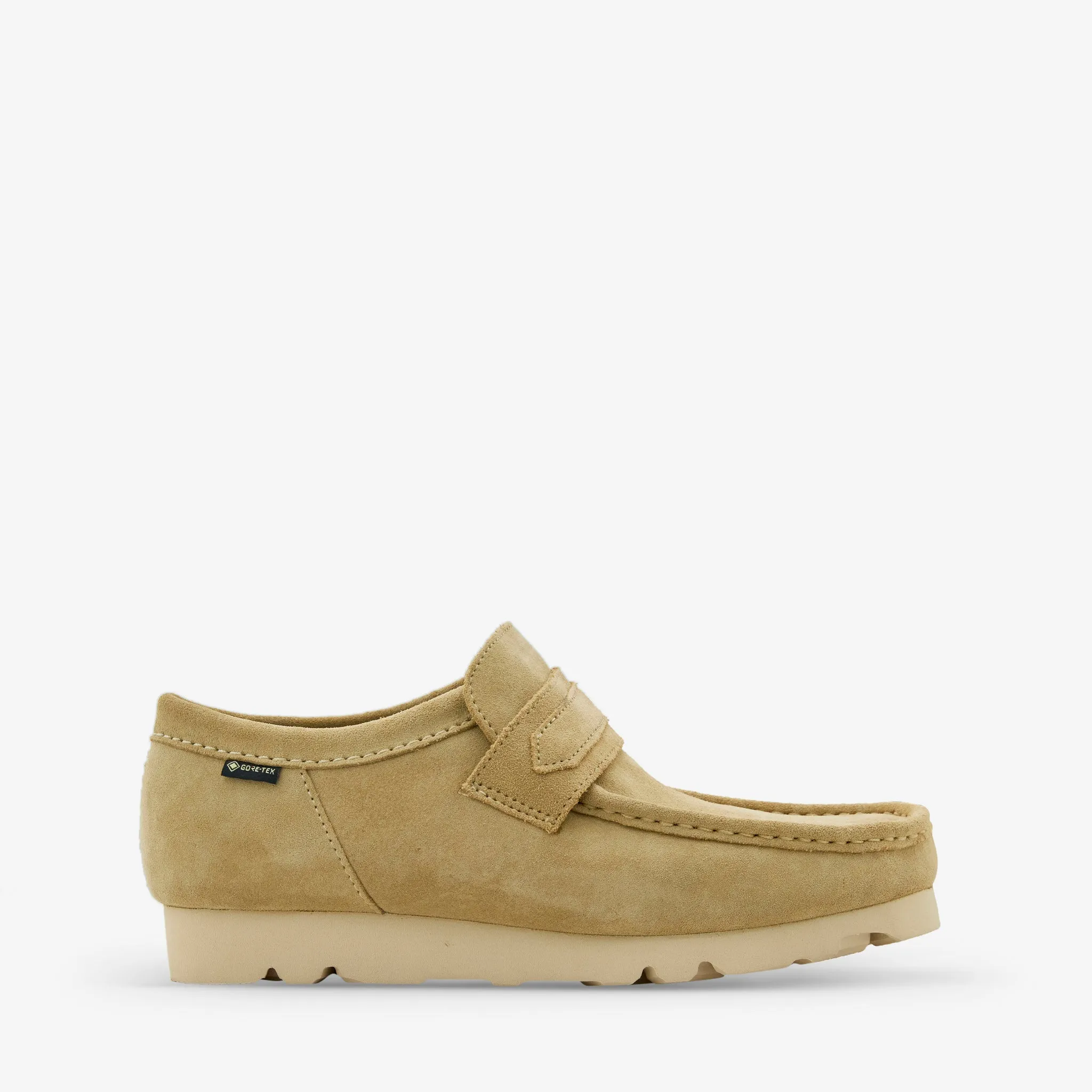 Wallabee Loafer GTX Maple Suede Lounge Ready Knit Design