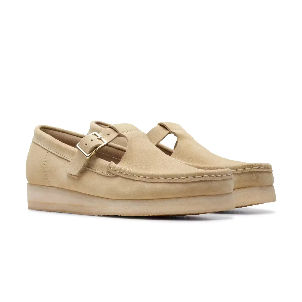 Wallabee T Bar 'Maple Suede' Week Easy Silver Shine