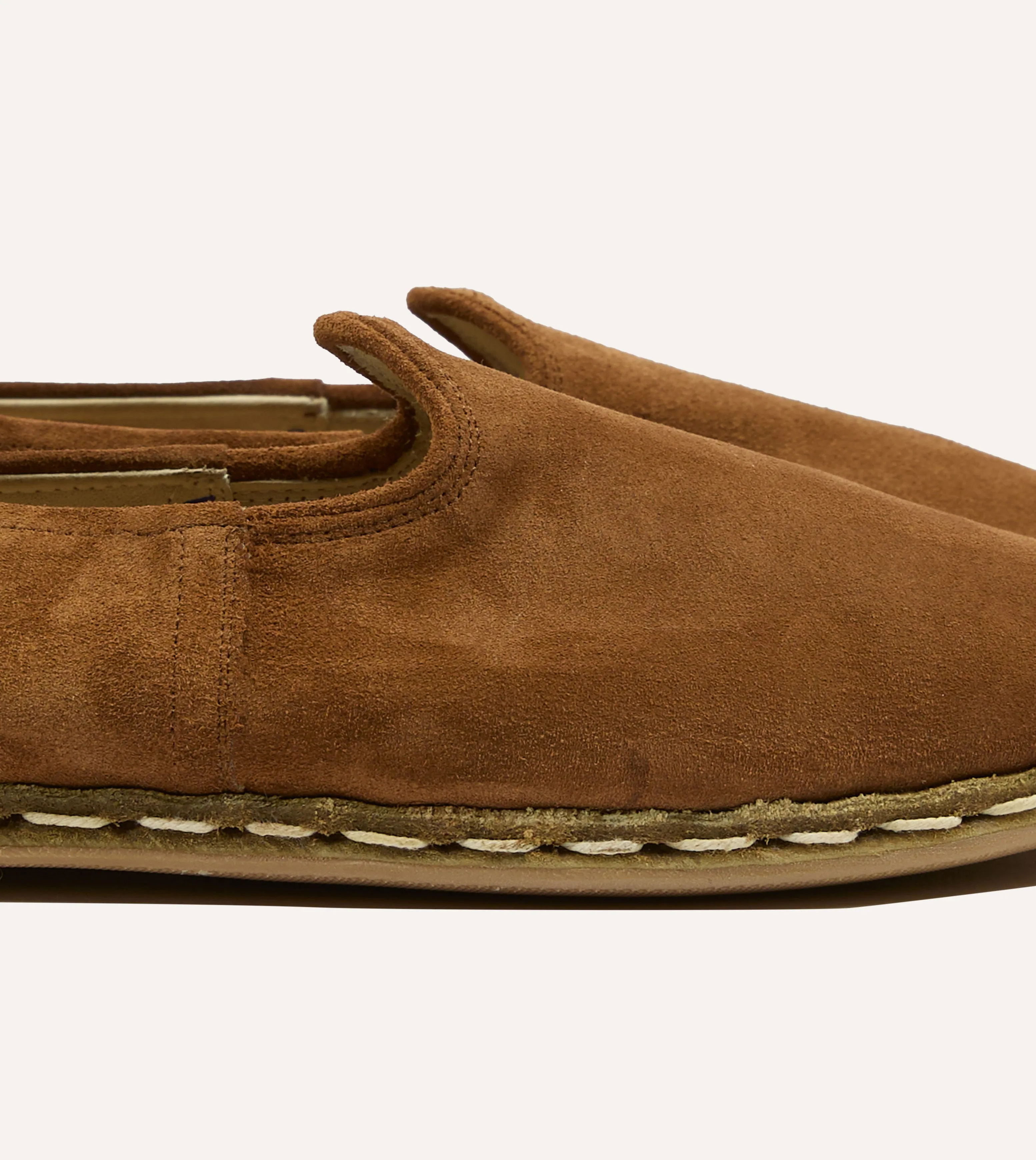 Sabah Como Brown Suede Shoes Lightweight Sole Vegan